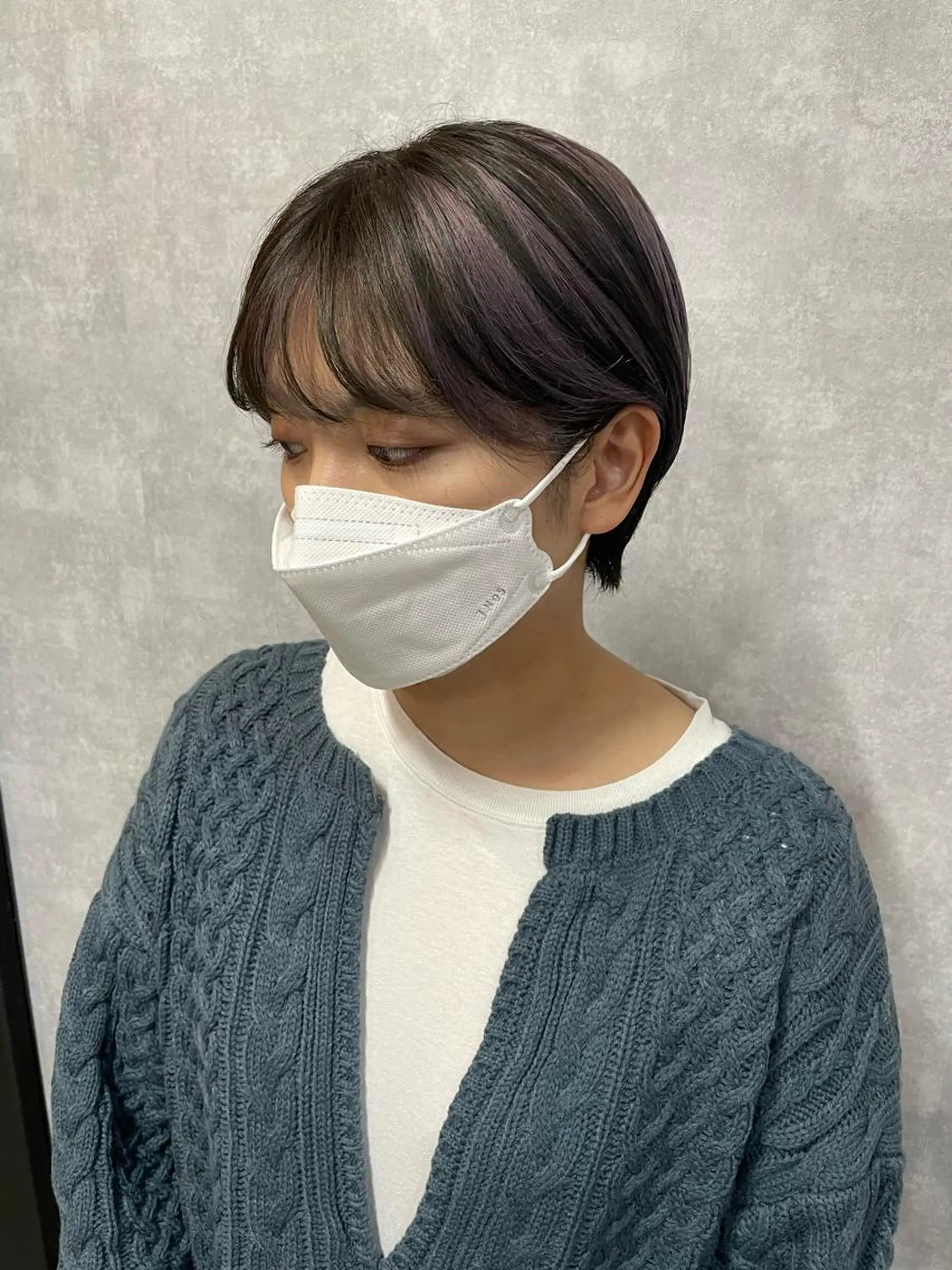 ショート 切りっぱなしボブ ショートボブ ハンサムショート 丸みショート アッシュ カット ヘアカラー トリートメント C’LD hair  produce /シールドヘア所属・モテ髪/ボブ/ショー ト/アダチフウトのヘアスタイル