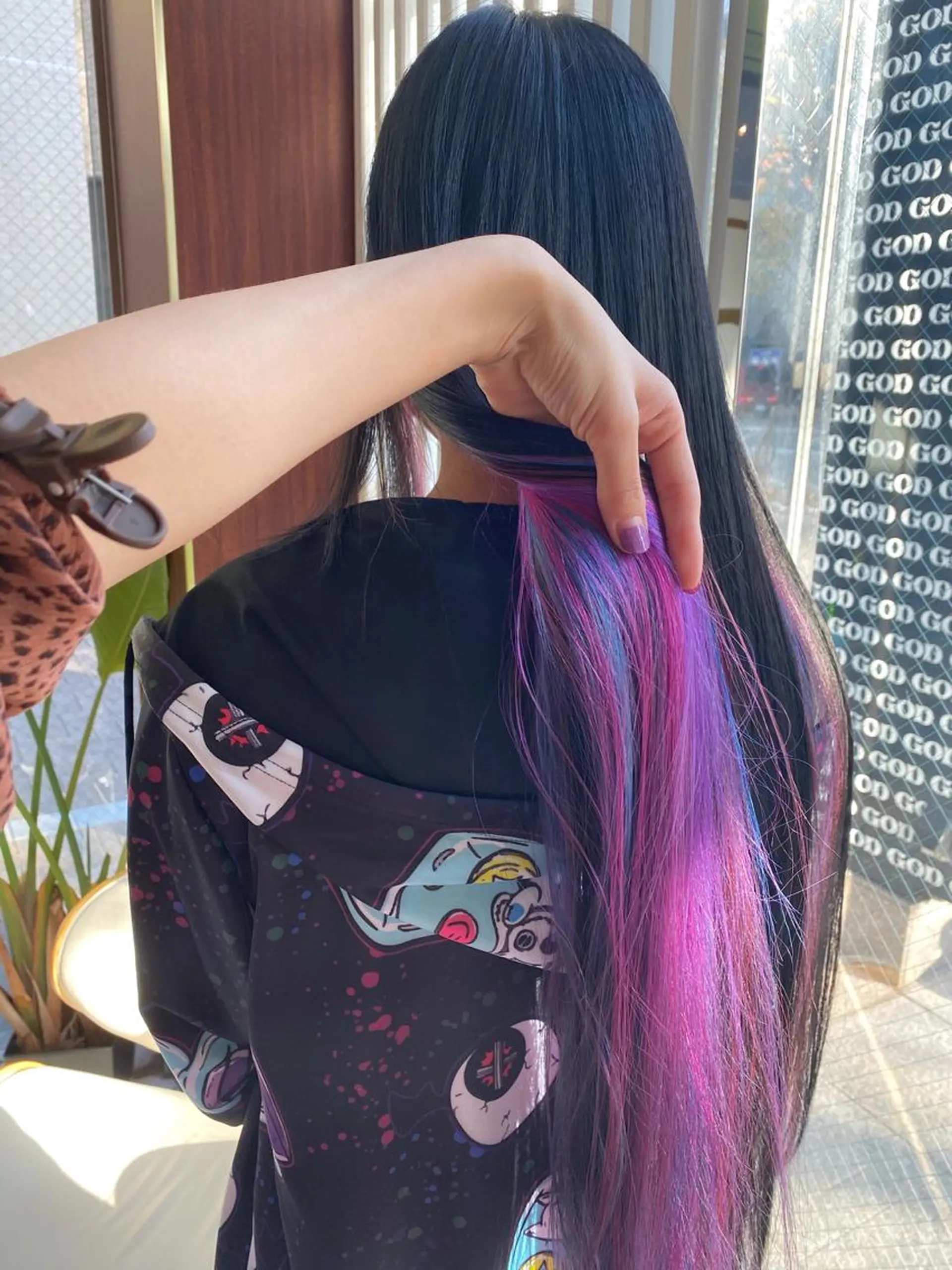 ロング カラー ユニコーンカラー force  hair所属・🫧富田 苑実🫧のヘアスタイル