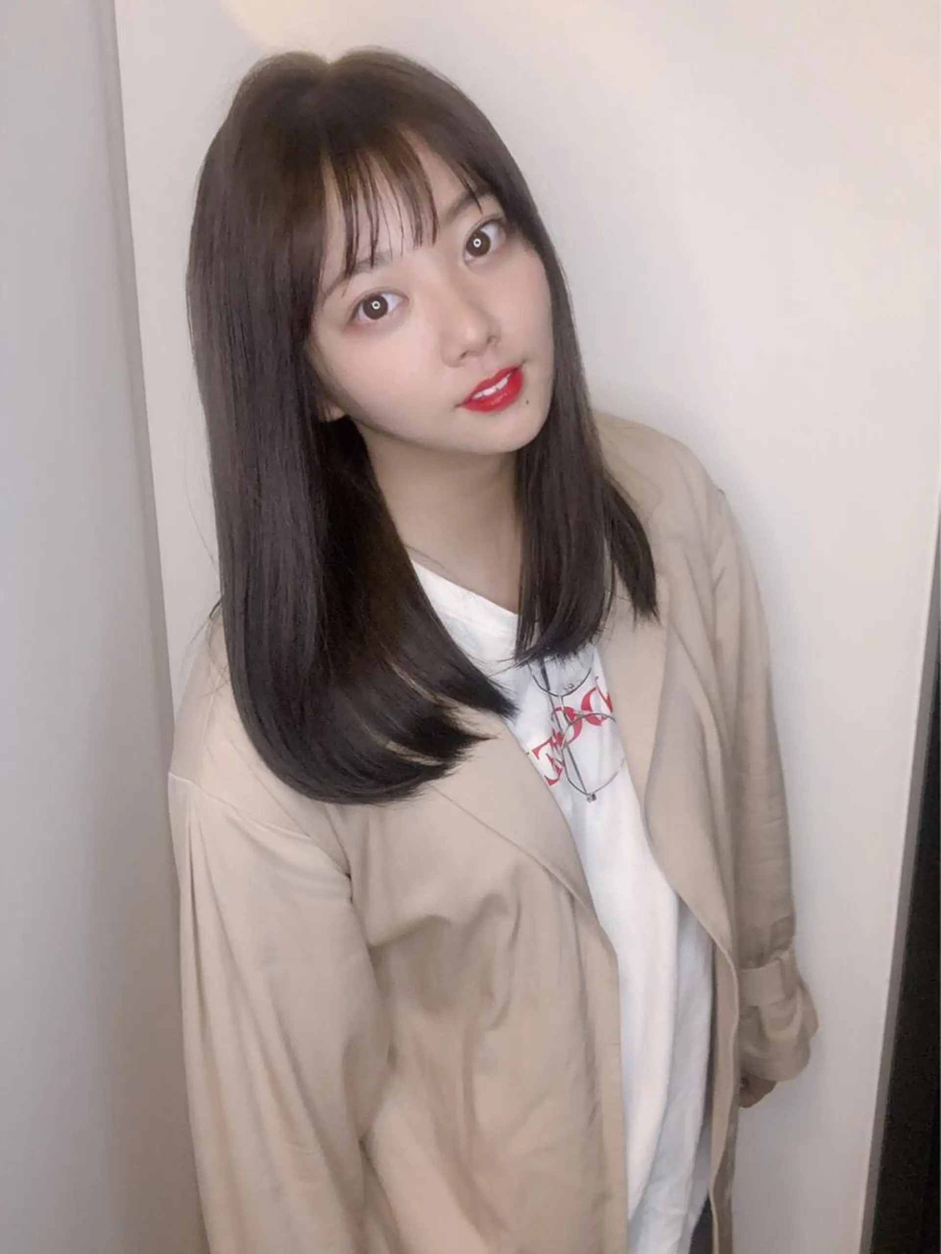 セミロング 韓国ヘア🇰🇷髪質 改善たけるのヘアスタイル