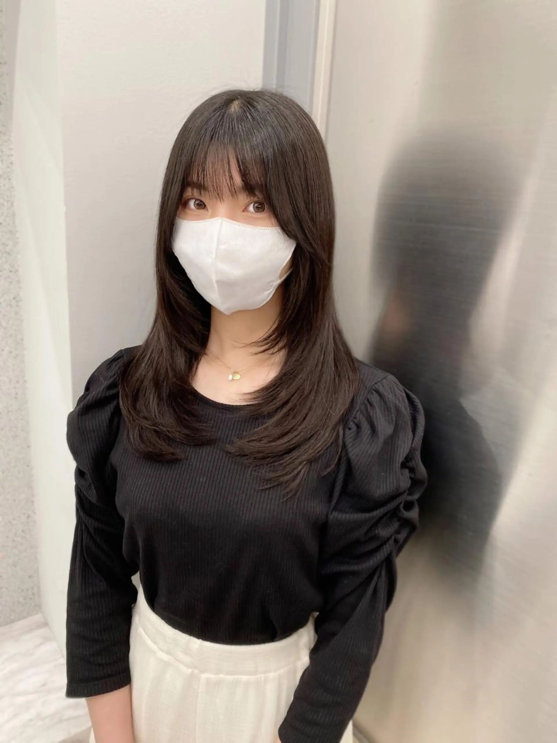 ロング カット ヘアカラー トリートメント 京都レイヤーカット/ 縮毛矯正/羽柴りくのヘアスタイル