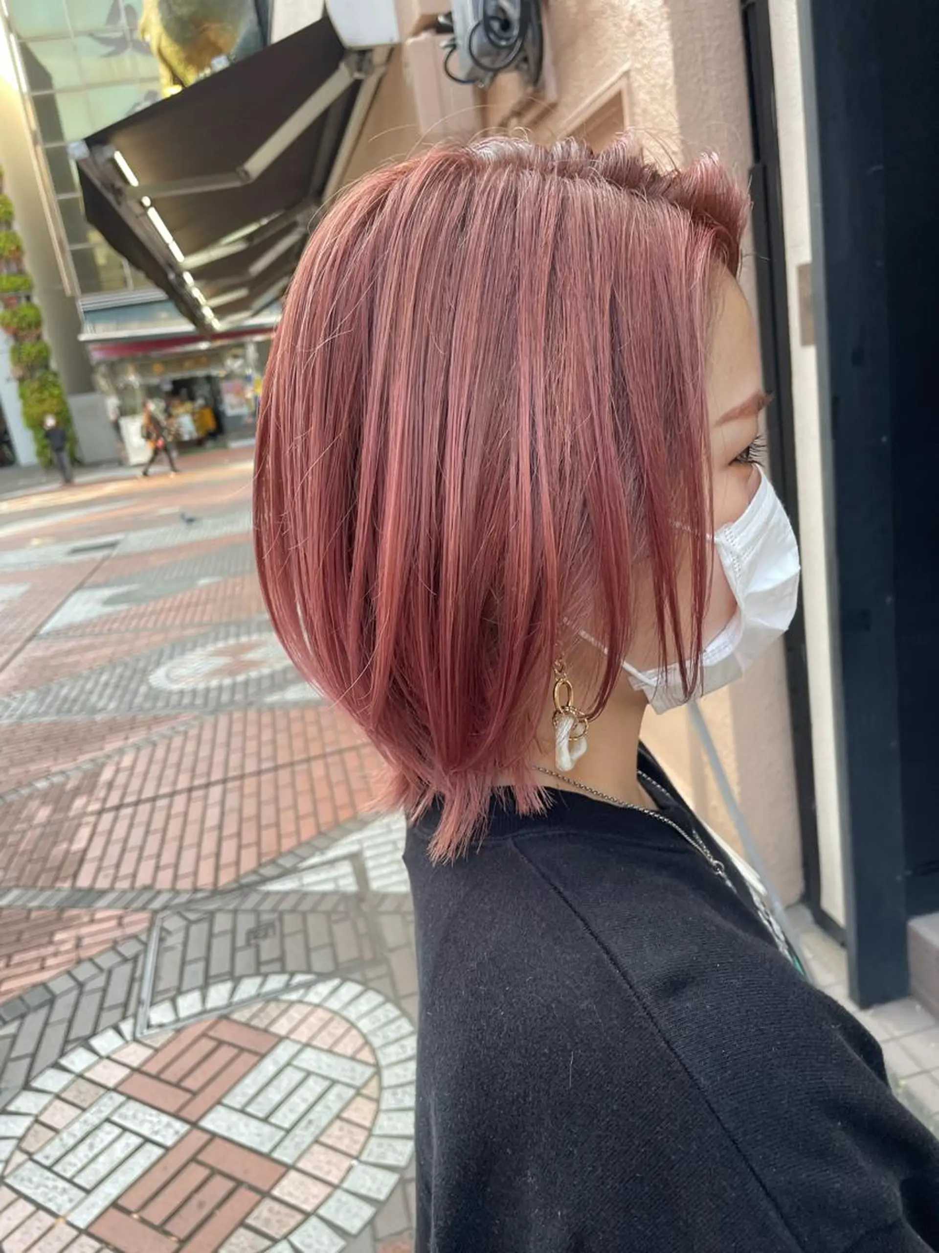 ミディアム ヘアカラー Ma ruのヘアスタイル