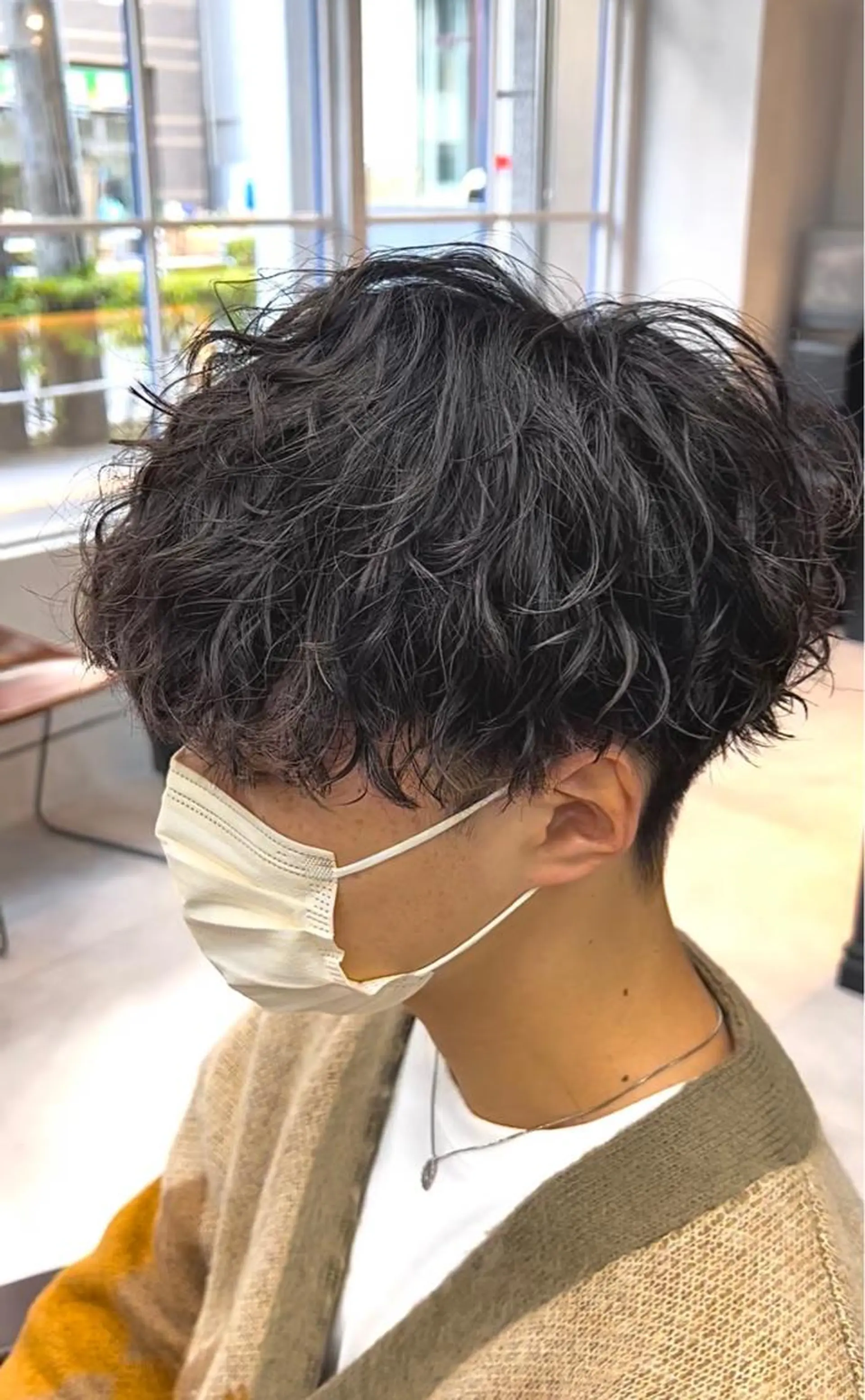 ショート パーマ メンズ カット パーマ 🦩パーマン🦩佐藤 航太のヘアスタイル