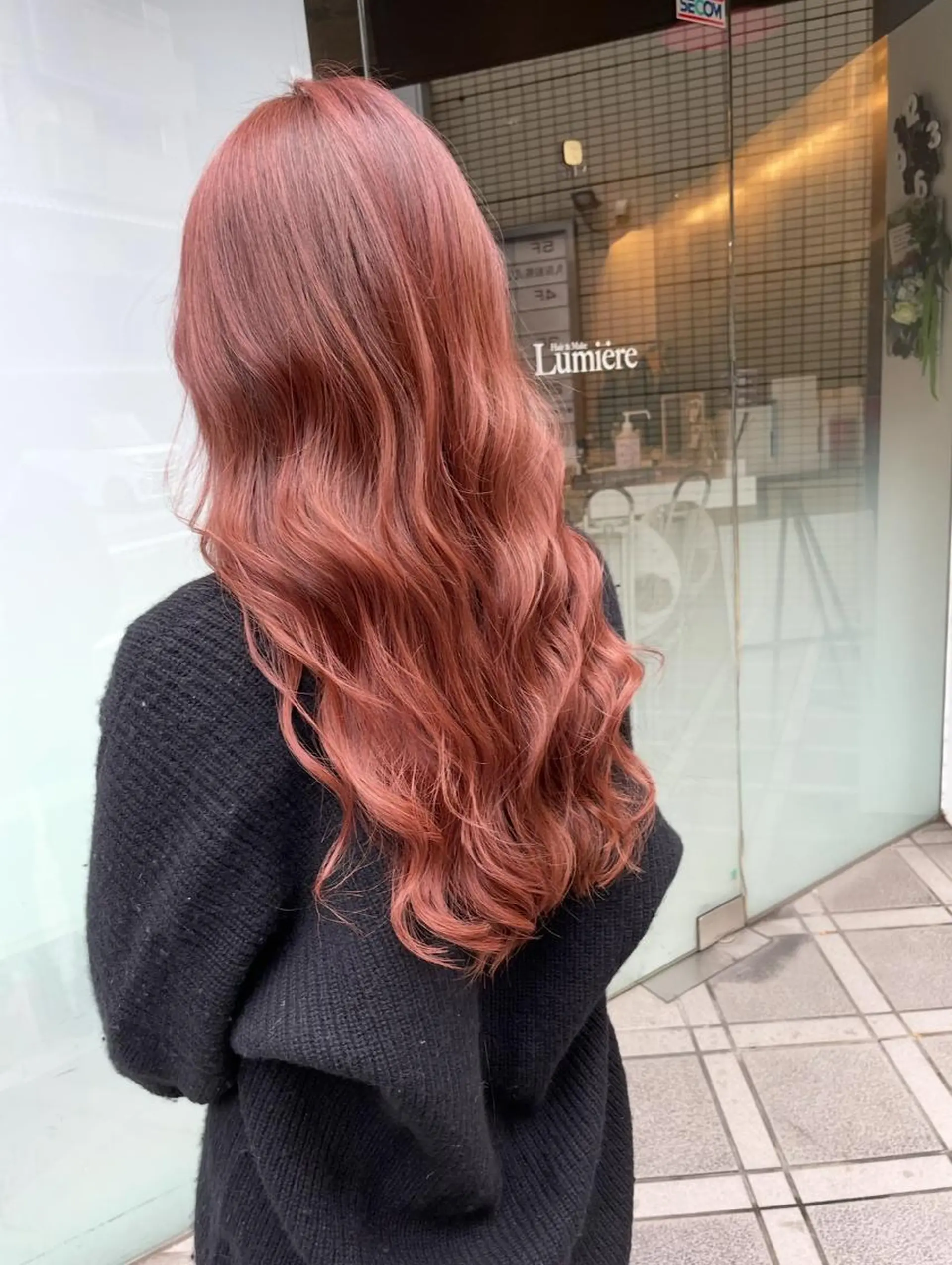 セミロング 髪質改善カラー/韓国 /井上 拓也のヘアスタイル