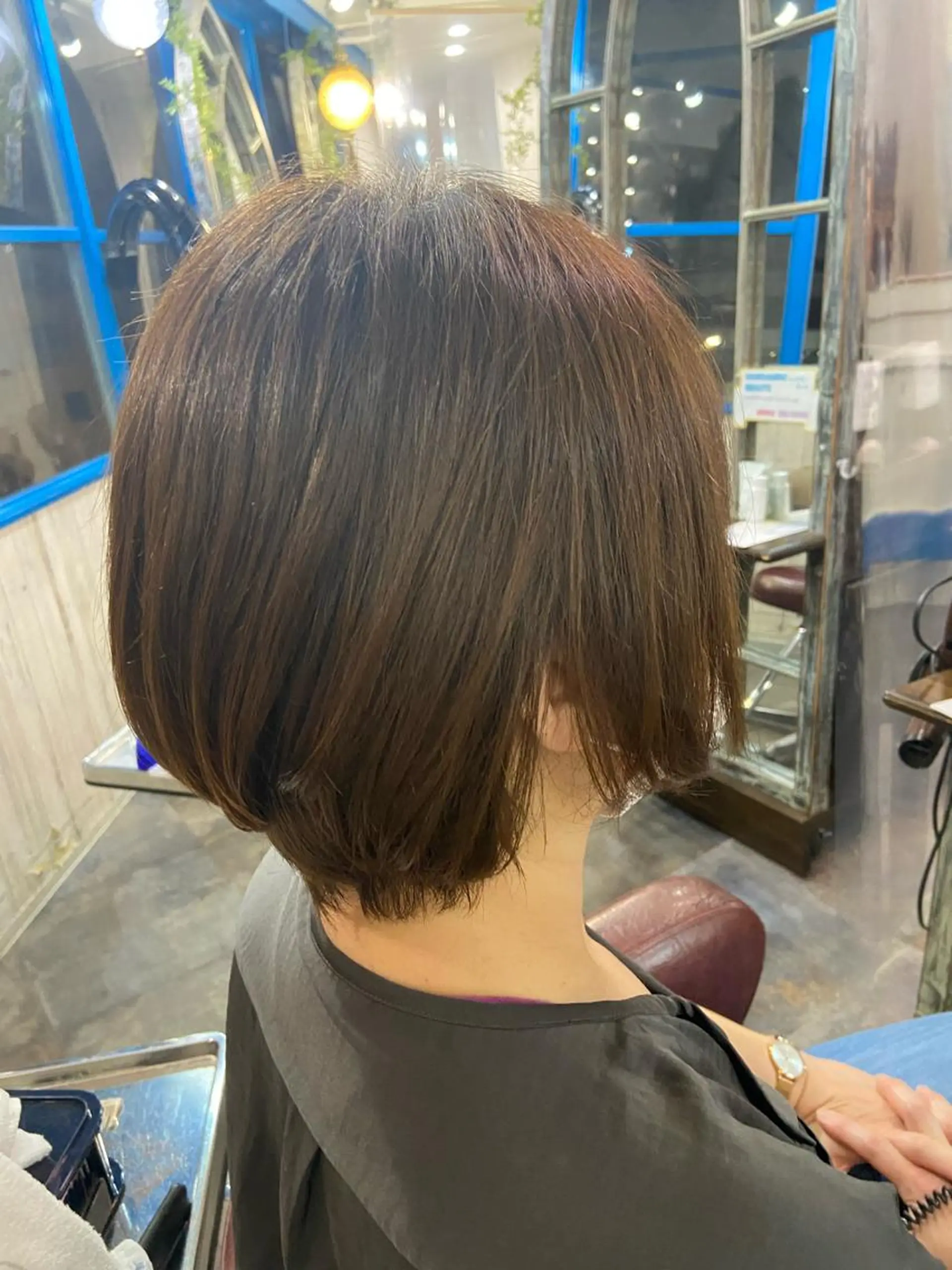 ショート カットパーマ✂️ 小坂田玲亜のヘアスタイル