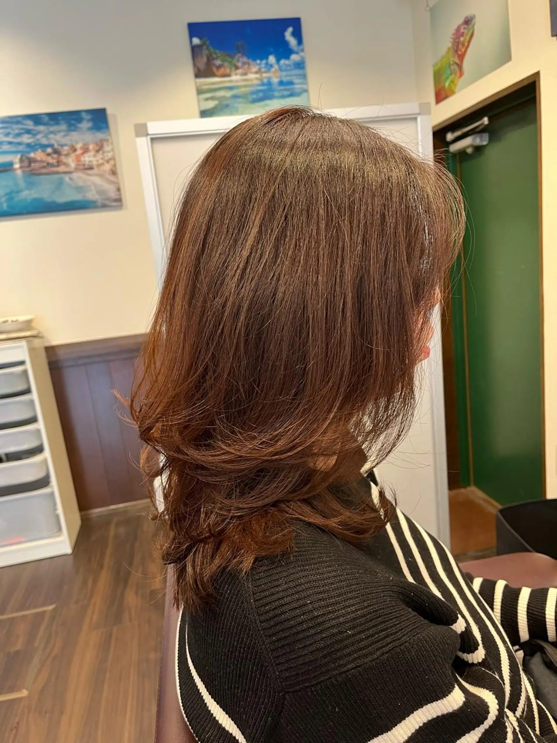 ミディアム カット ヘアカラー トリートメント reFREO所属・ダメージレスカラー 髪質改善reFREOのヘアスタイル