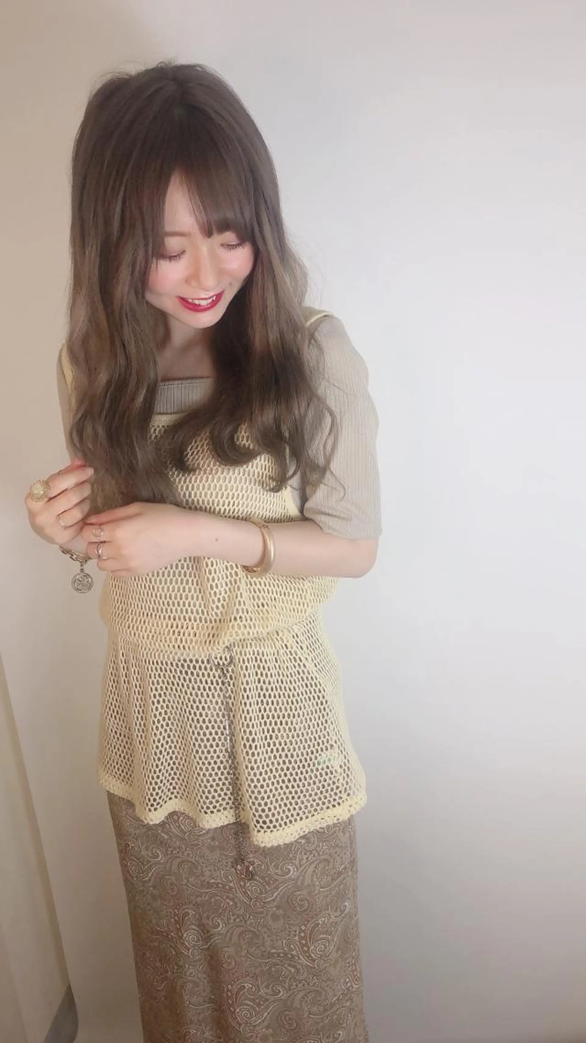 ロング 髪質改善/美髪矯正/ ハイトーン Kuroのヘアスタイル