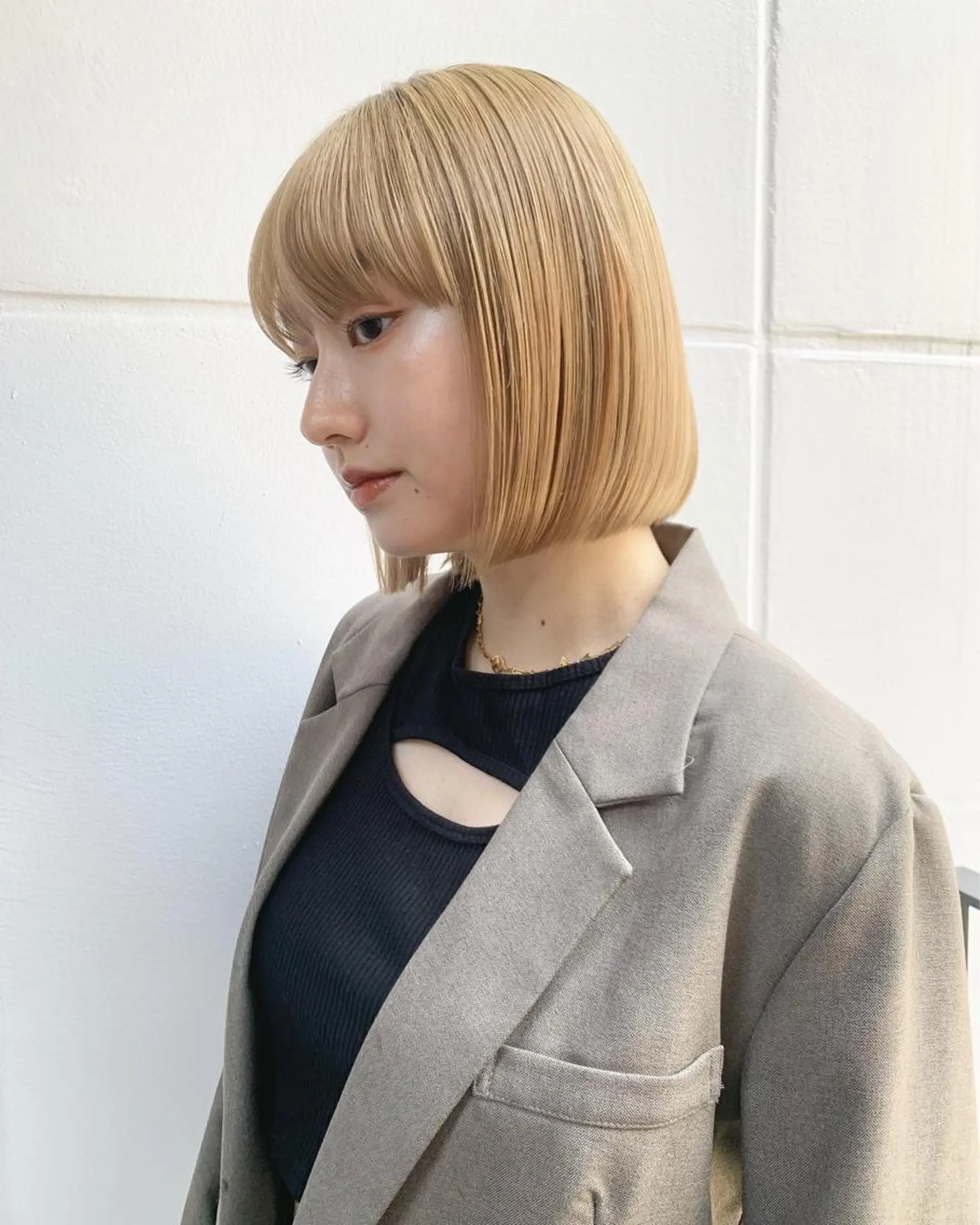 ショート ボブ 伊藤 りいなのヘアスタイル