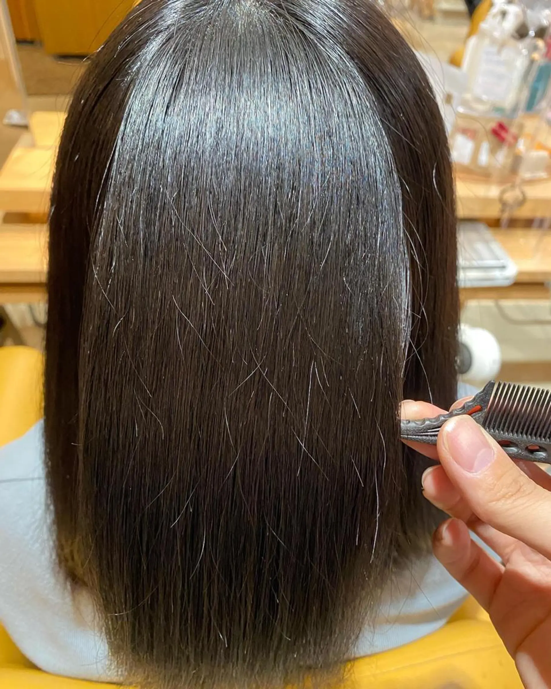 カラー ブリーチ 髪質改善 酸性ストレート 長谷川 智也/ディレクターのヘアスタイル