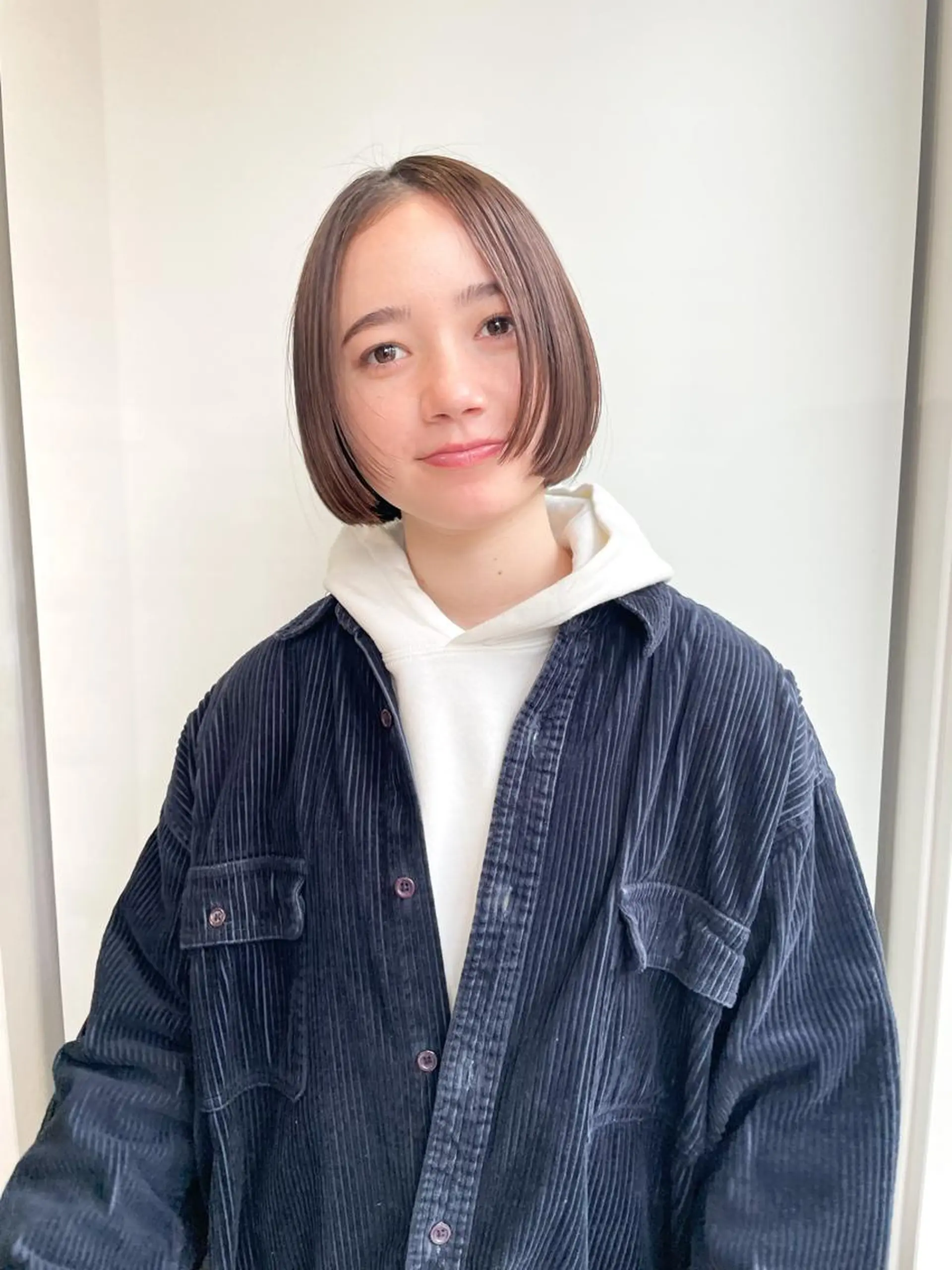 ミディアム カラー ボブ カット ヘアカラー トリートメント Takuma Suzuki中目黒のヘアスタイル