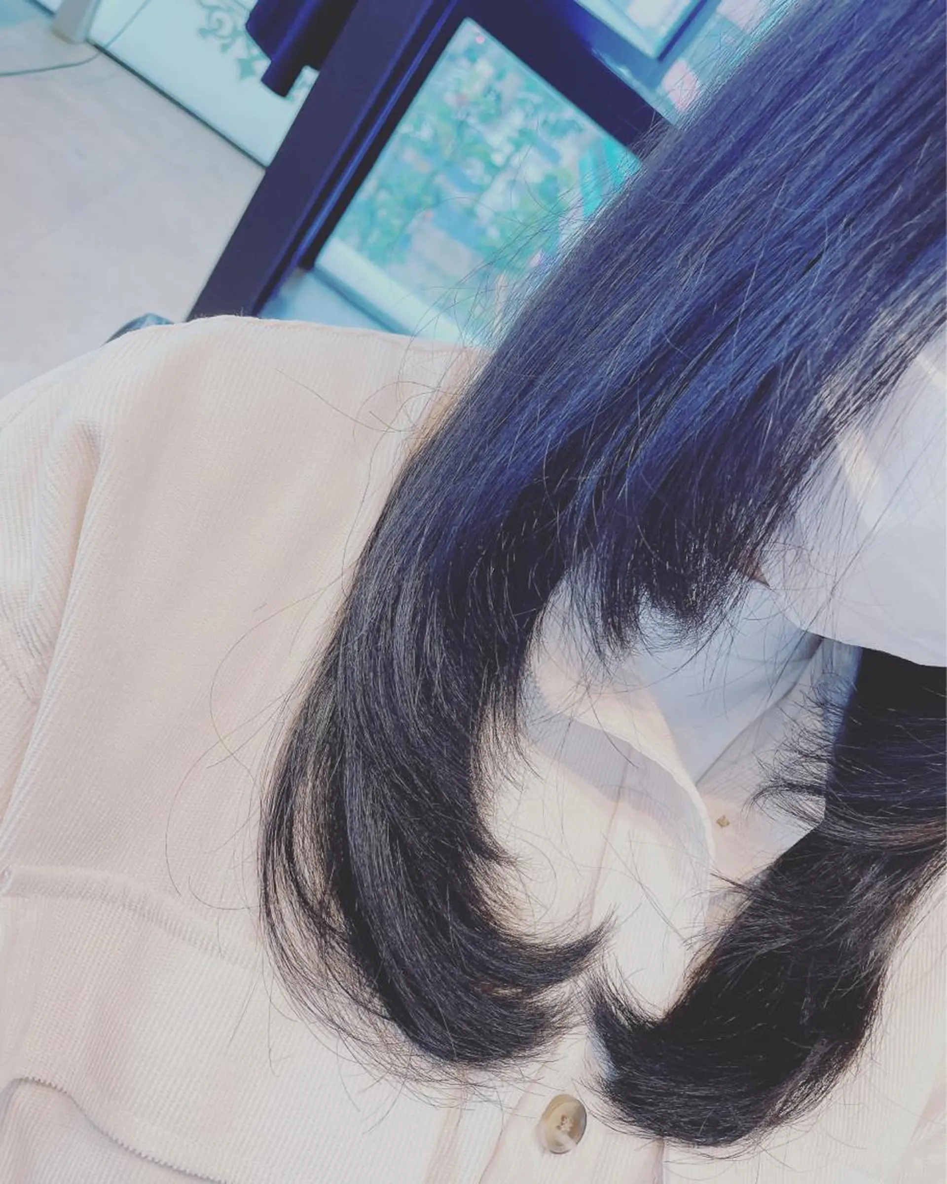 ロング カラー レイヤーカット sign HAIR INNOVATION 錦糸町所属・吉田　龍太 口コミ高評価/錦糸町のヘアスタイル