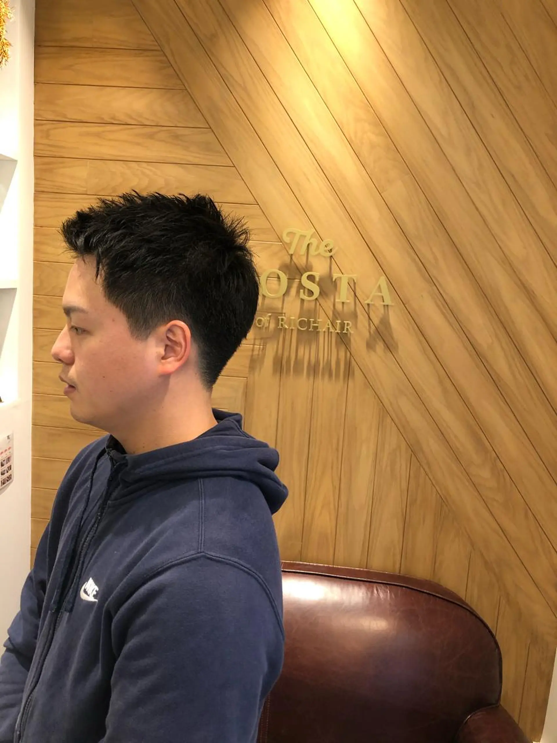 ショート メンズ 鈴村 大介のヘアスタイル