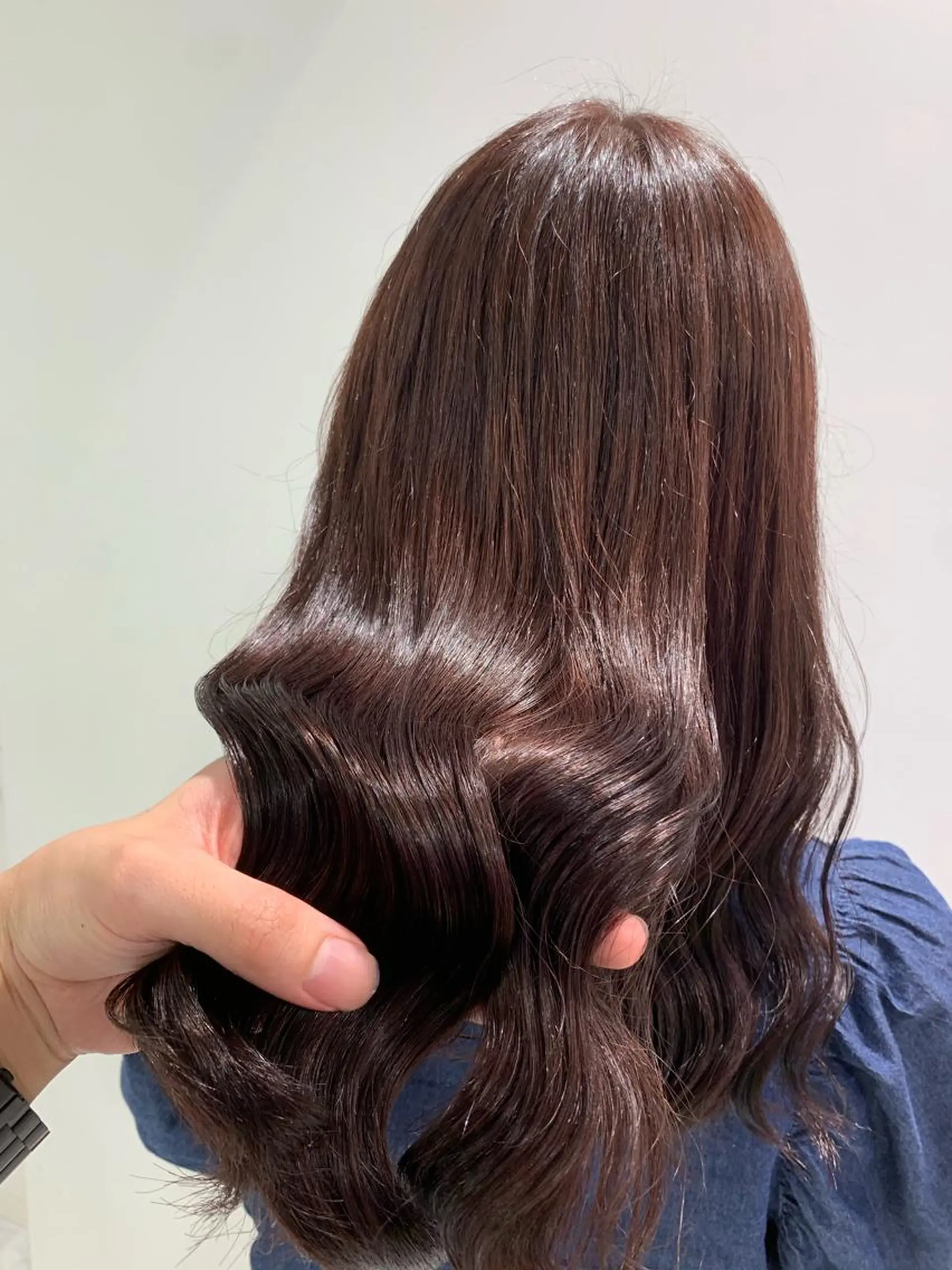 セミロング ヘアカラー ヘッドスパ ヘアセット I S所属・🌿透明感カラー‪ 縮毛矯正✨かずきのヘアスタイル