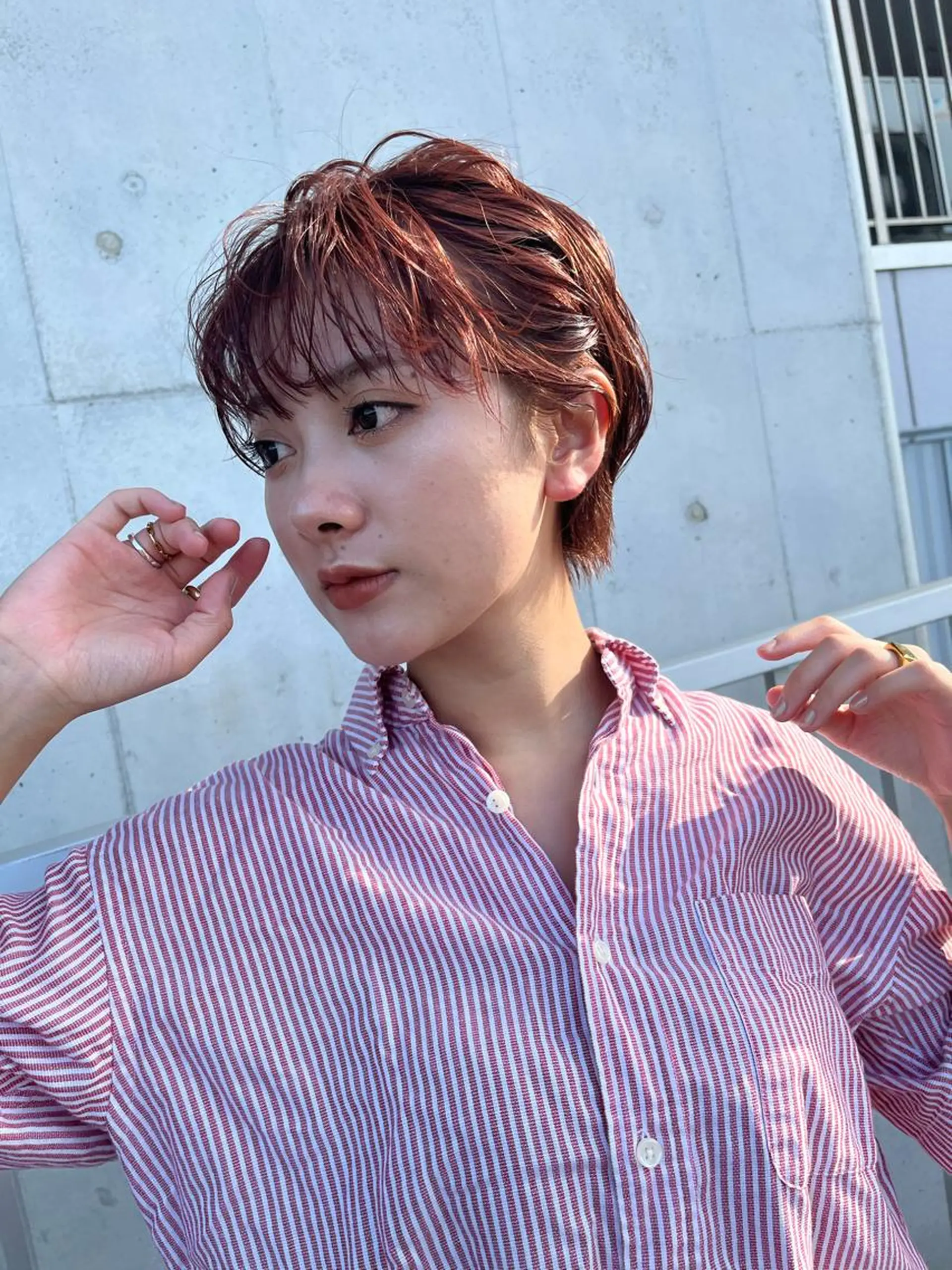 ショート ヘアアレンジ カット ヘアセット 奥山 沙季(大井町)のヘアスタイル