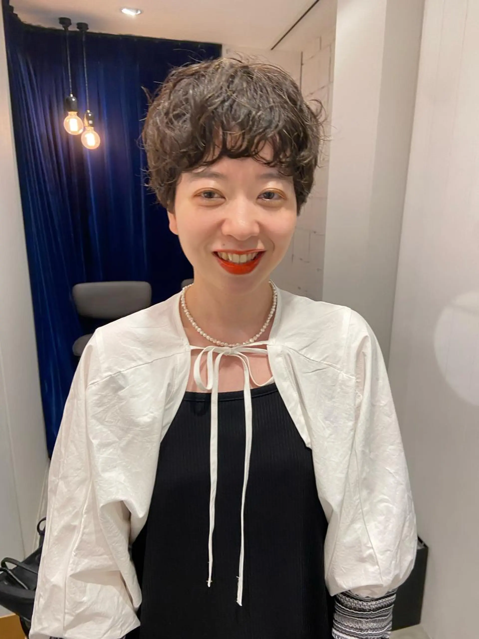 ショート 縮毛矯正 上原 みちるのヘアスタイル