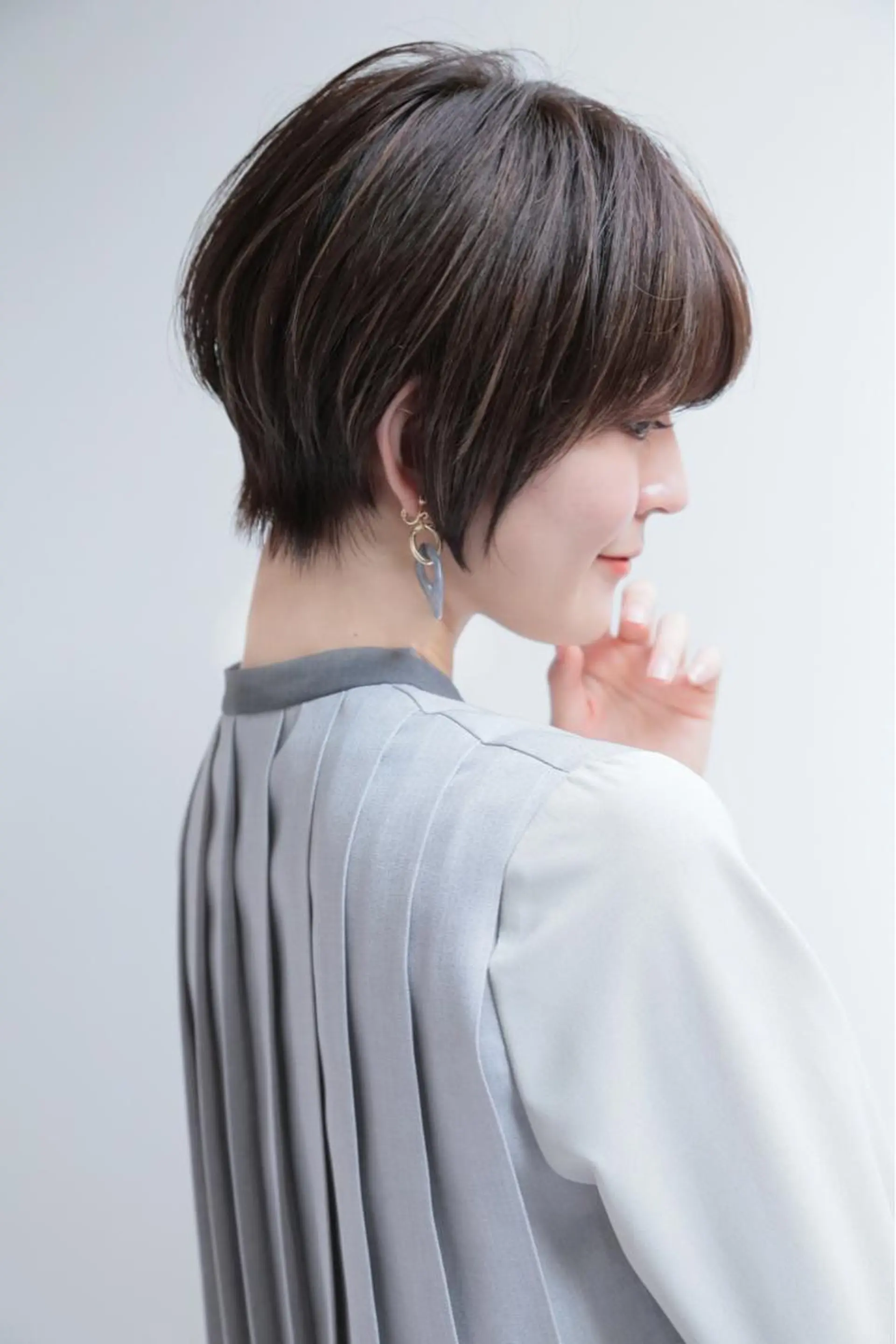 ショート 縮毛/ショート/ ボブ/レイヤー/小原のヘアスタイル