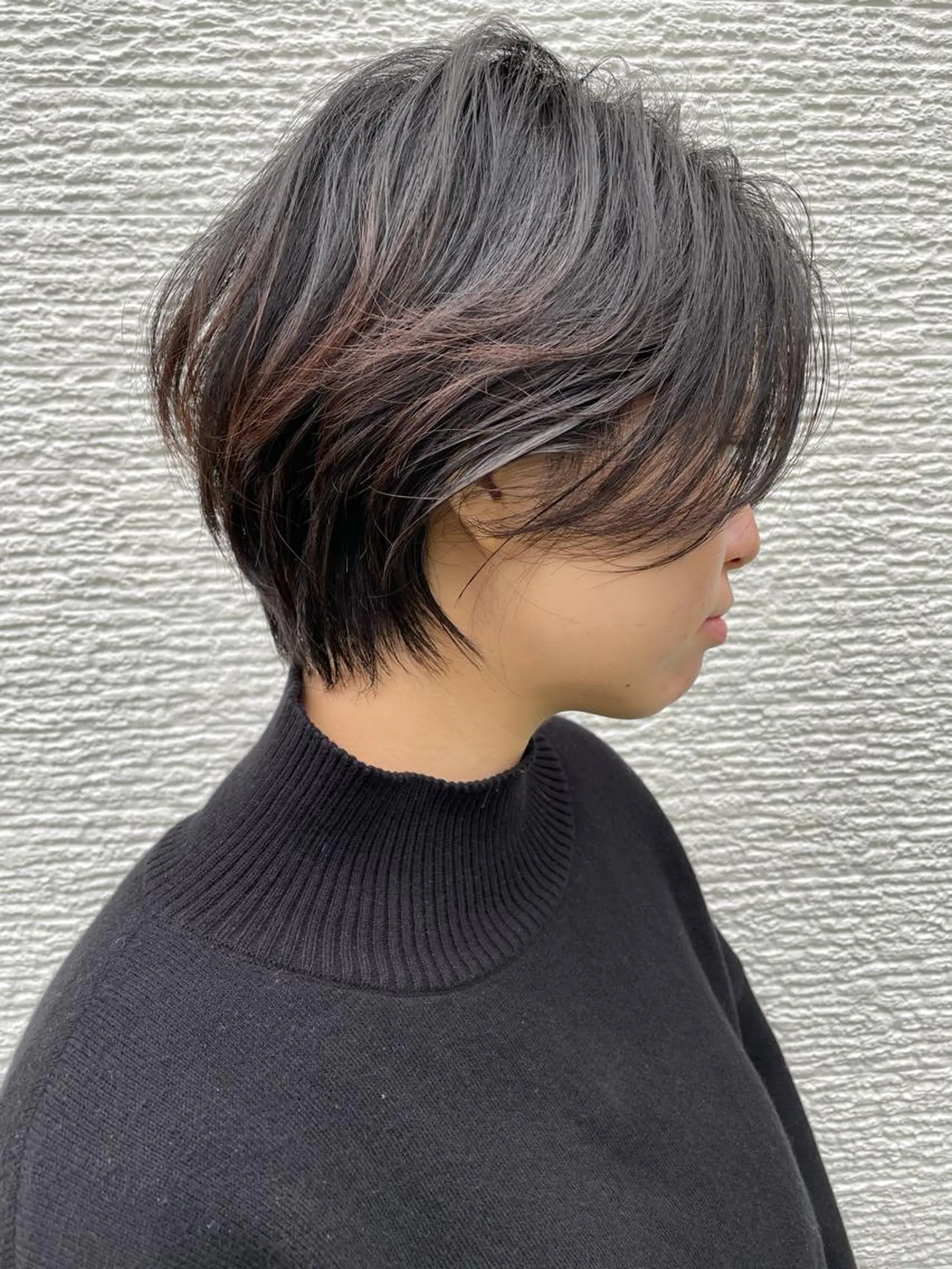 ショート ショートボブ ボブ ショートヘア メンズヘア特化 崎田 成人のヘアスタイル