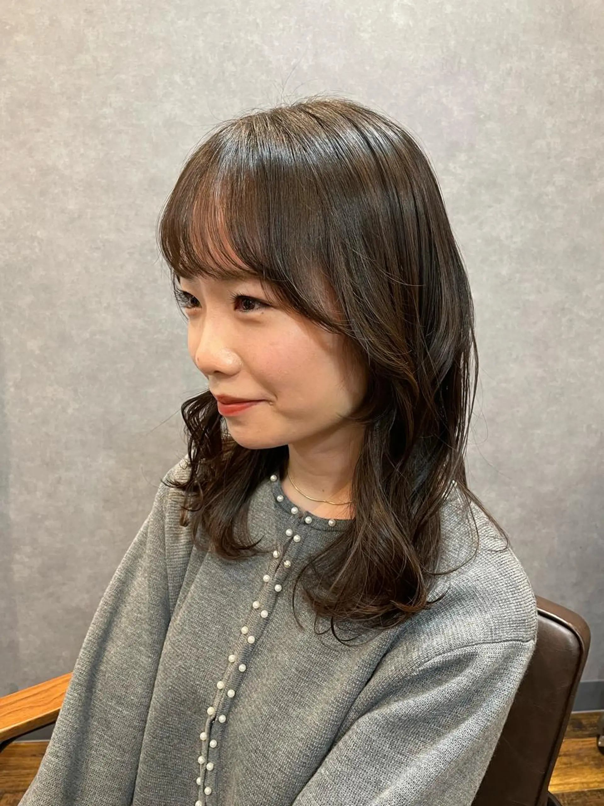 セミロング カラー カット ヘアカラー ツヤ美髪💐 髪質改善/高山愛来のヘアスタイル