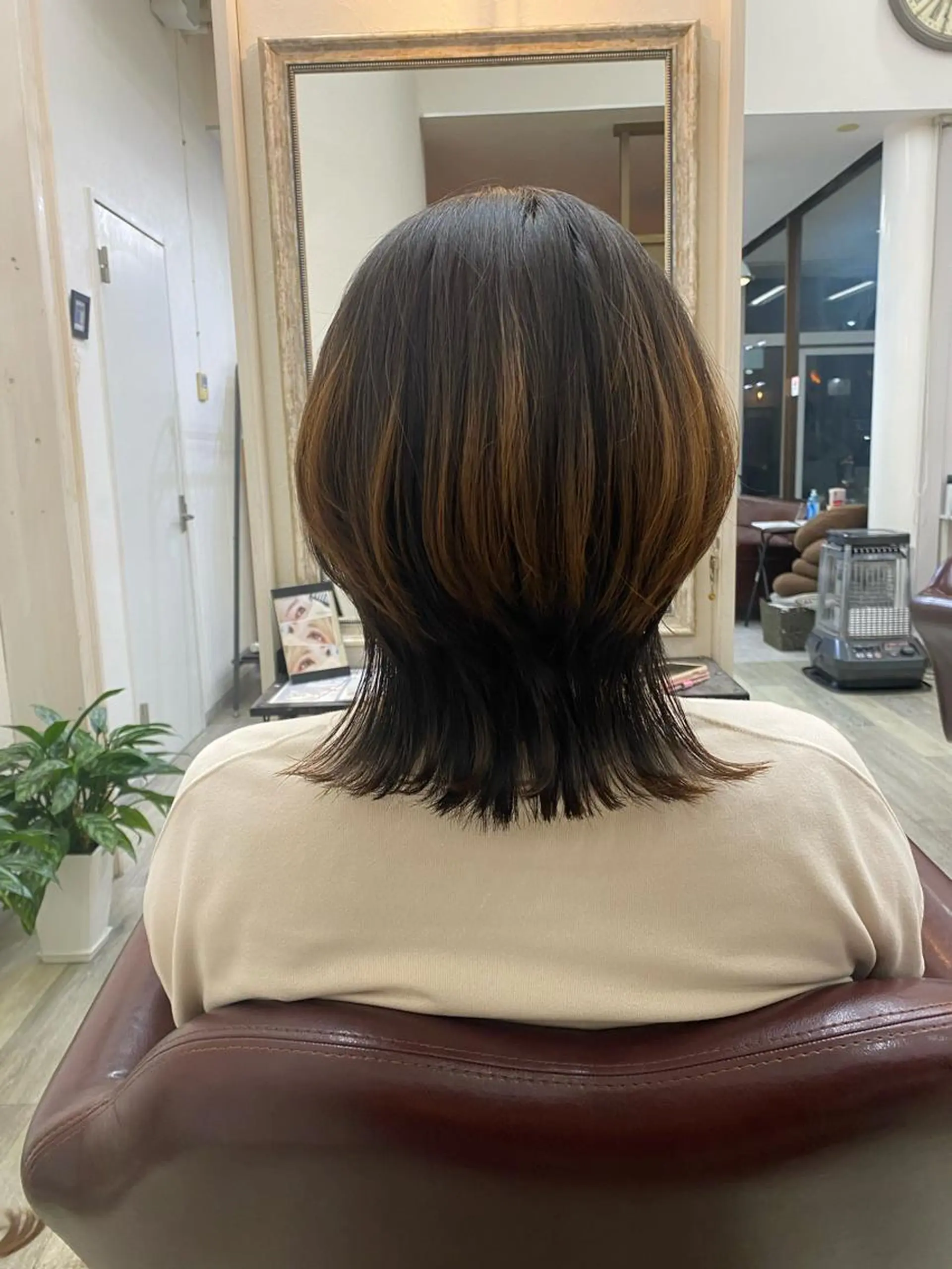 ミディアム ウルフカット 足利/透明感カラー/ GRACE/りおのヘアスタイル