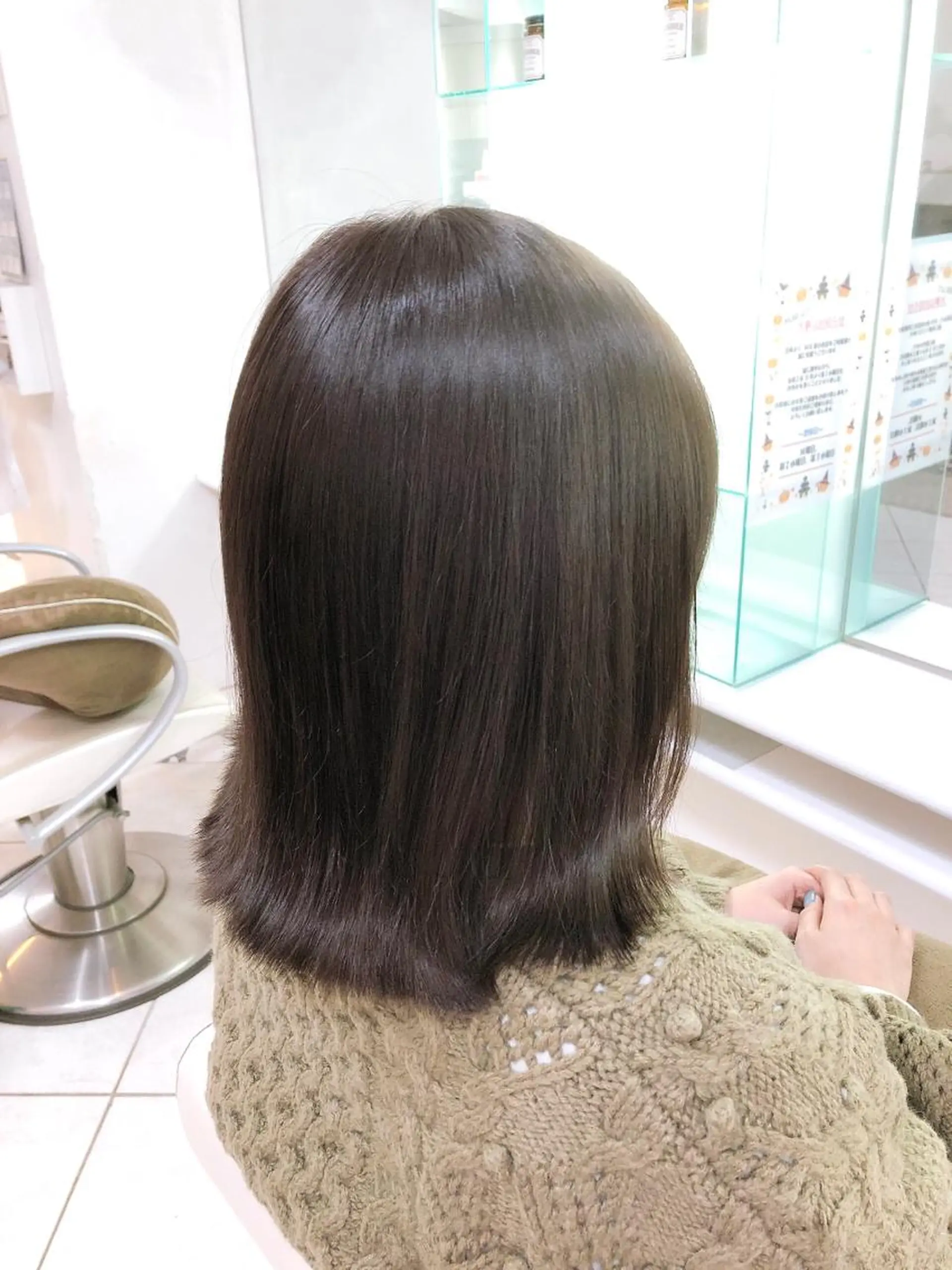 ミディアム カラー 保住 亮太のヘアスタイル