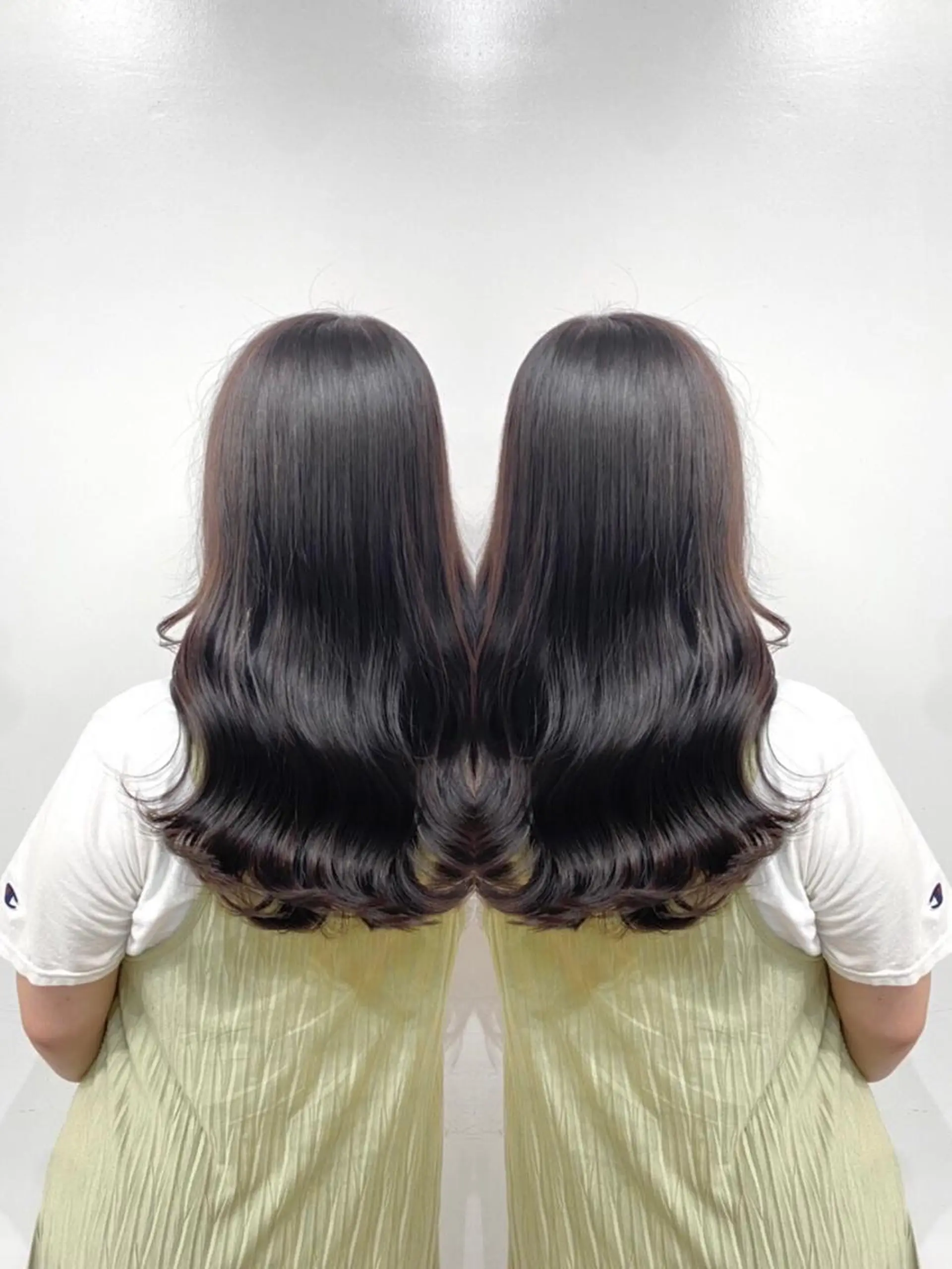 ロング カラー パーマ 🦋レイヤー✖︎ 髪質改善🦋リョウヤのヘアスタイル