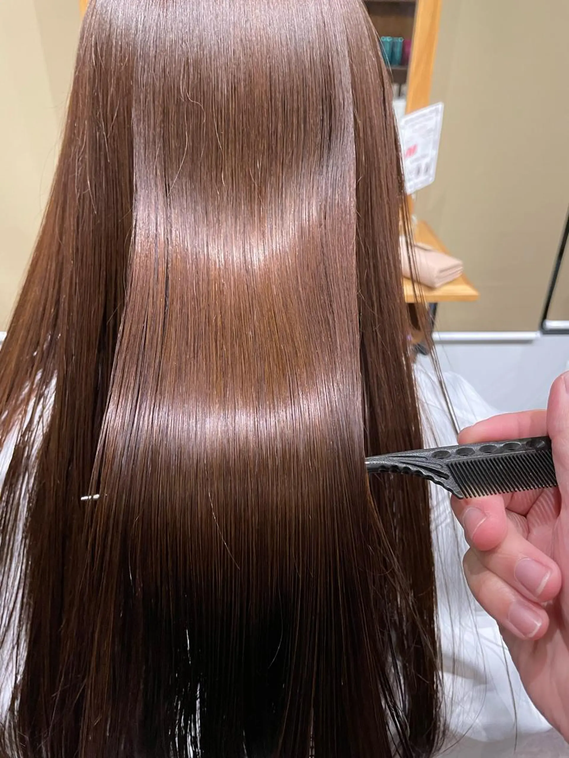 ロング トリートメント Mavie hair所属・髪質改善×潤艶カラー ⭐️岡田崇彰のヘアスタイル