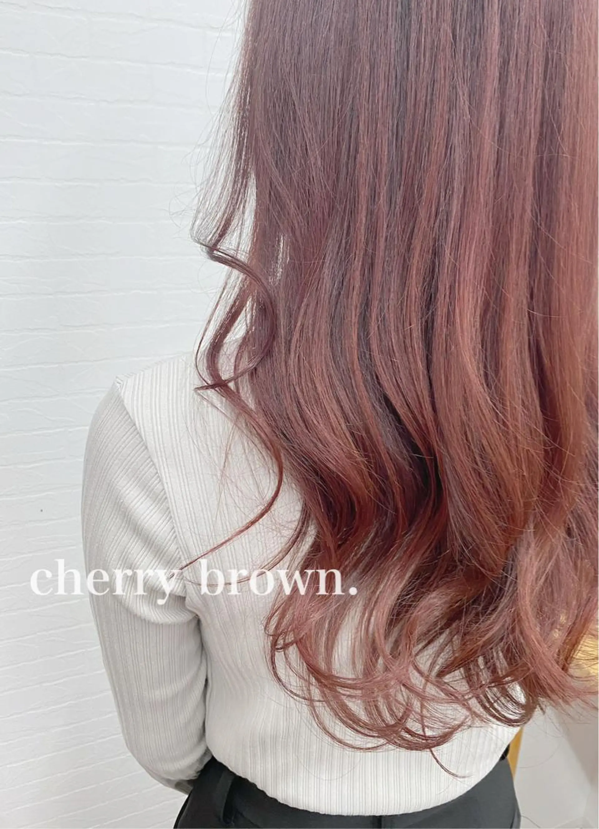 ロング カラー ブラウンカラー ピンクカラー ピンクブラウン GRANLUSSO 〜グランルッソ駅前店所属・木口 嘉美のヘアスタイル