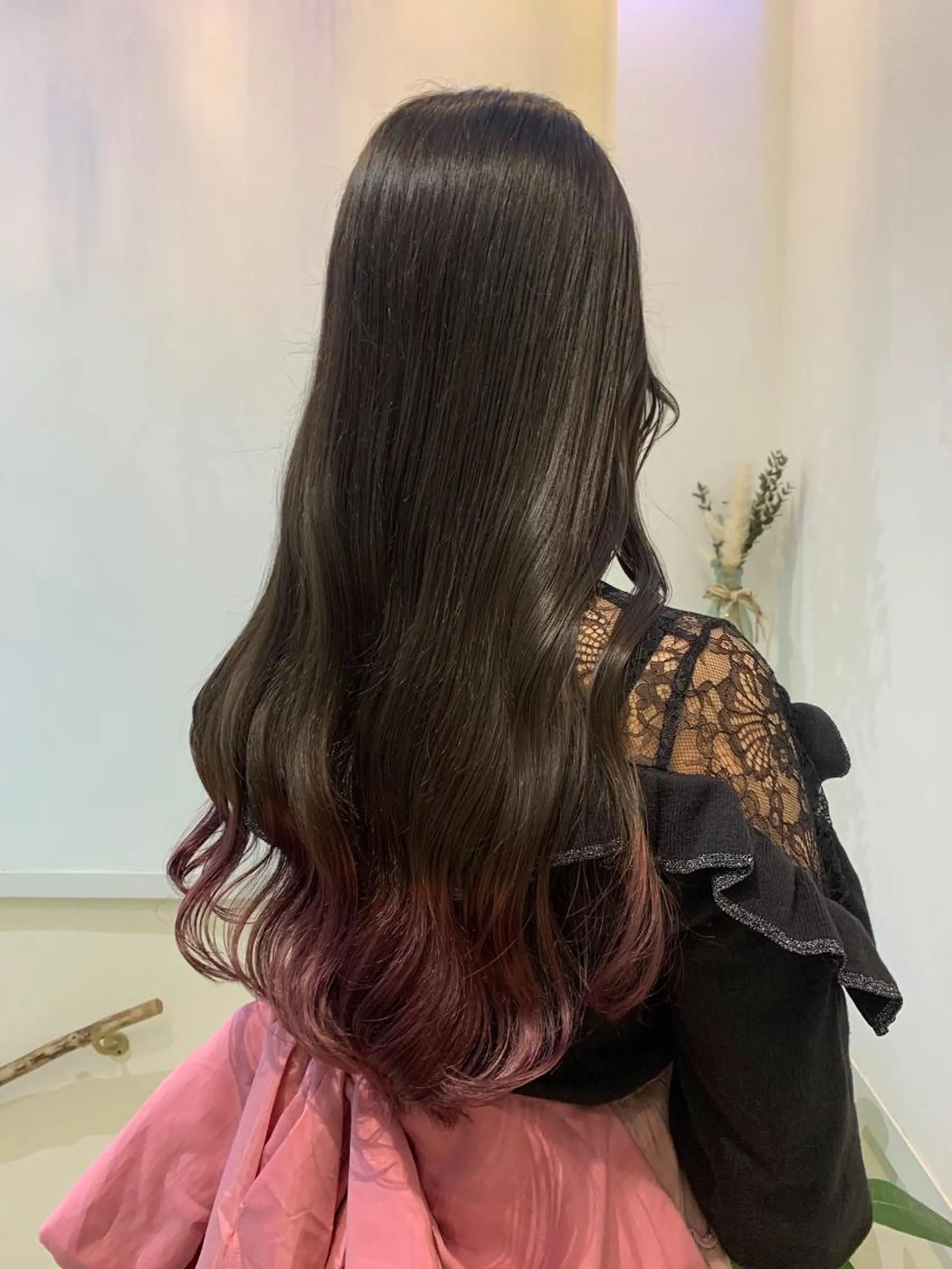 ロング カラー 透けるbrown カラー🎗♡yukaのヘアスタイル