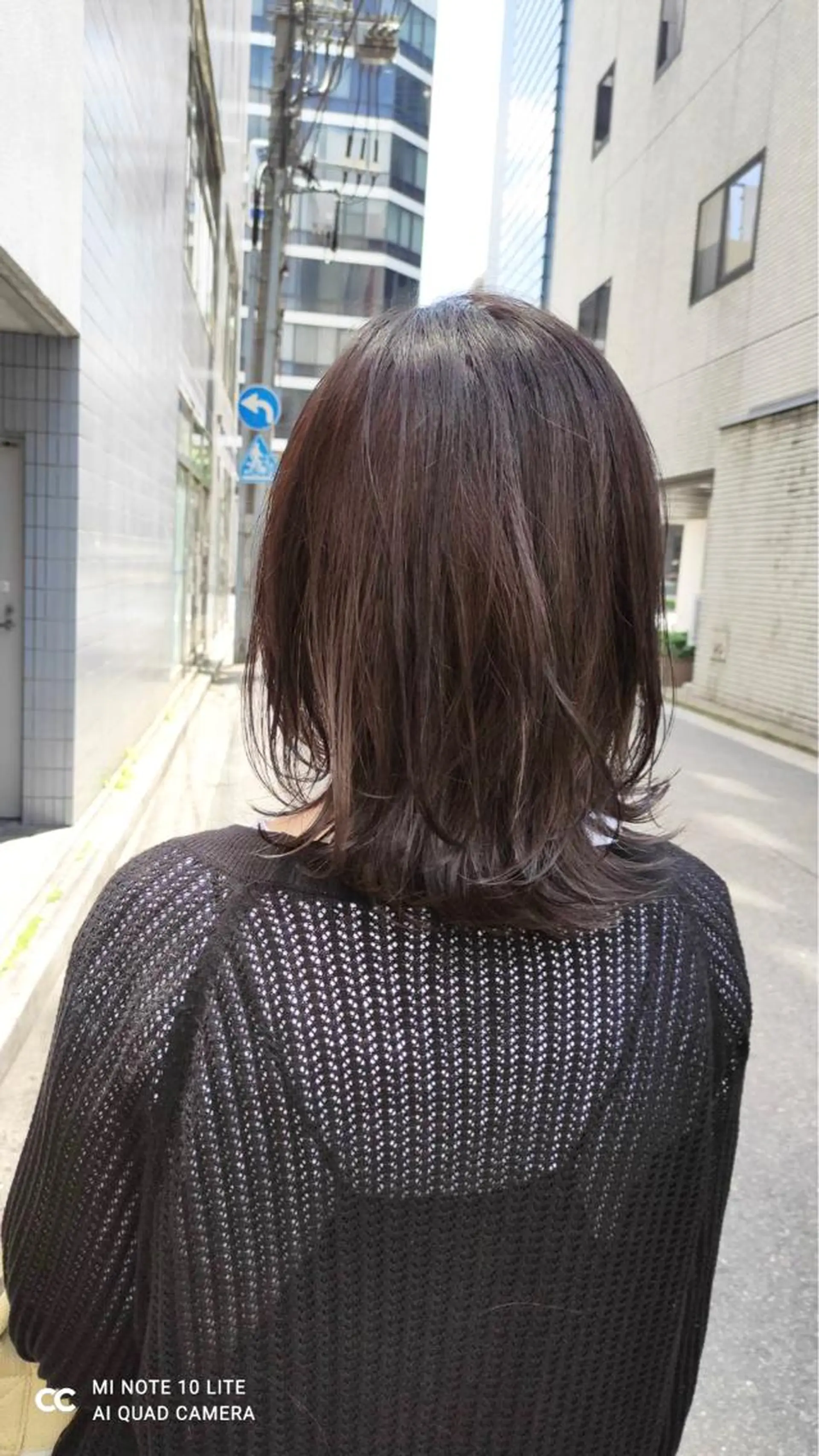 ミディアム カラー ブリーチ 山内 瑞穂のヘアスタイル