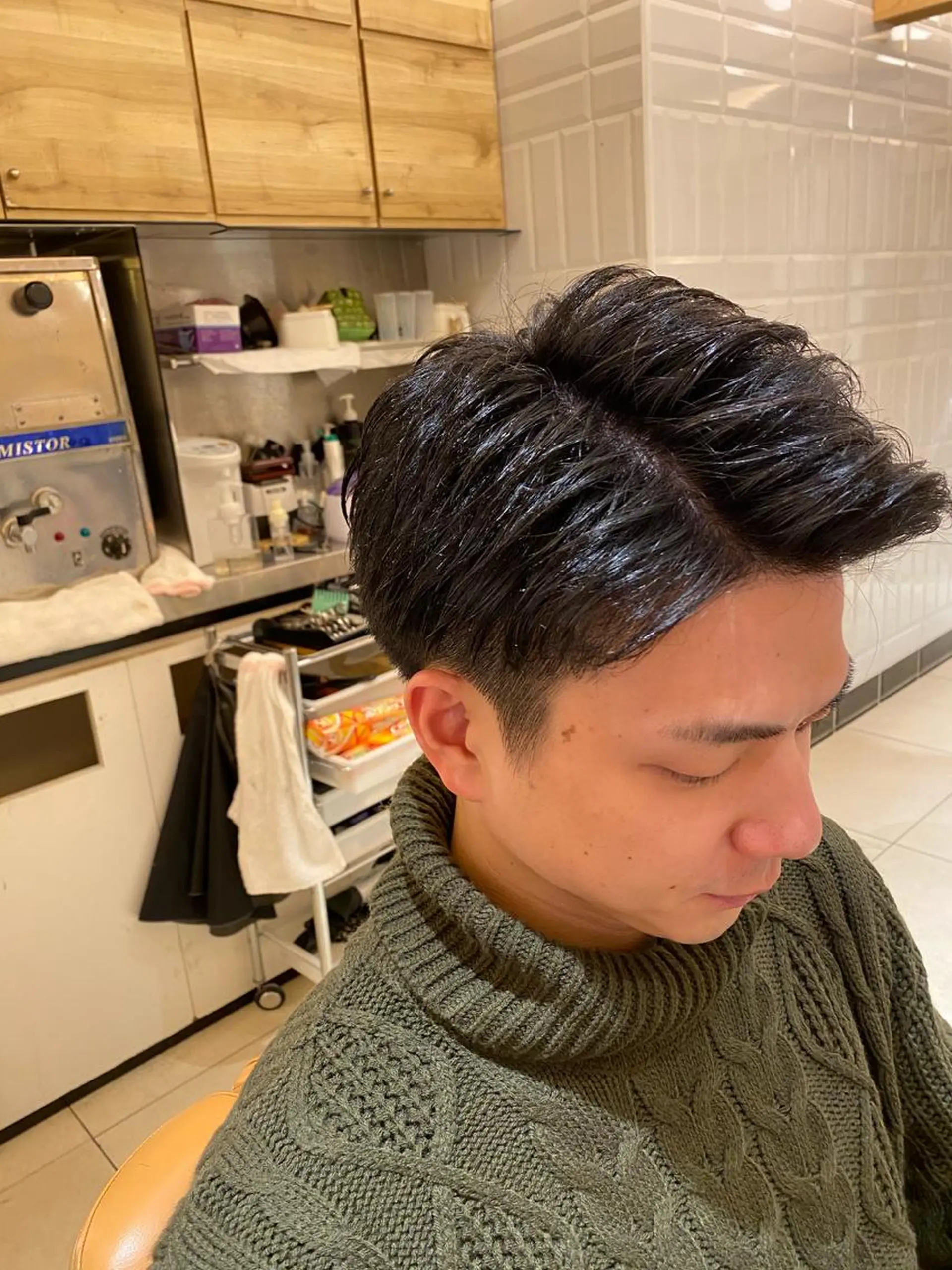 ショート パーマ ヘアーサロン　エステ所属・川満 琢也のヘアスタイル