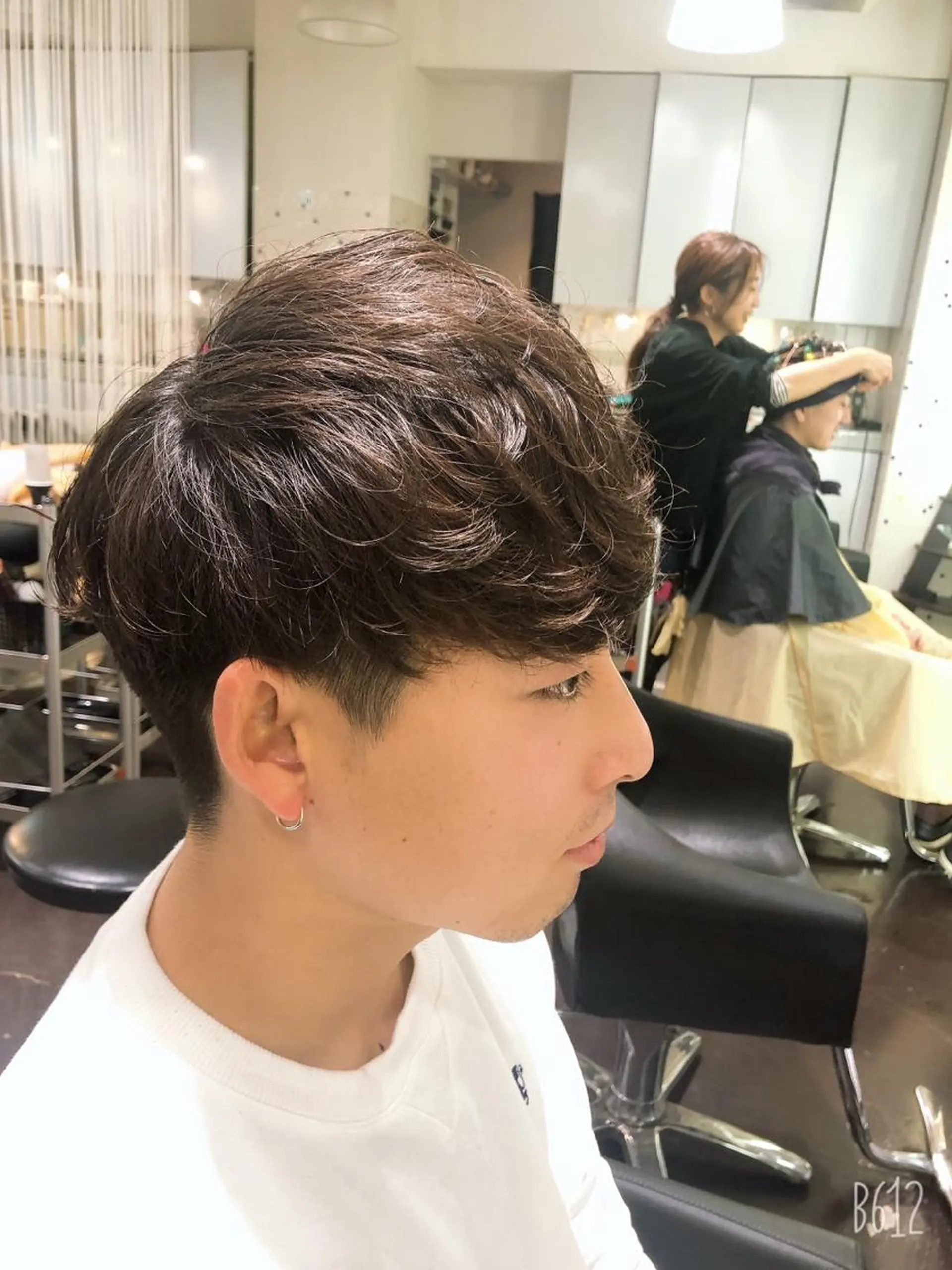 メンズ メンズパーマ カット パーマ 西山 恵太郎のヘアスタイル