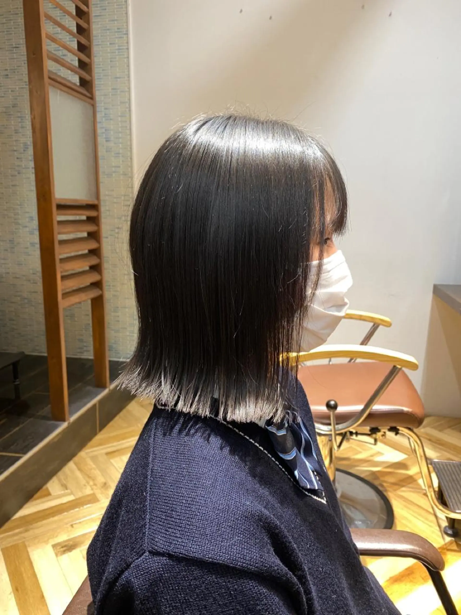 ミディアム カラー カット 縮毛矯正 美髪改善・ブリーチ tadasuke⭐️のヘアスタイル