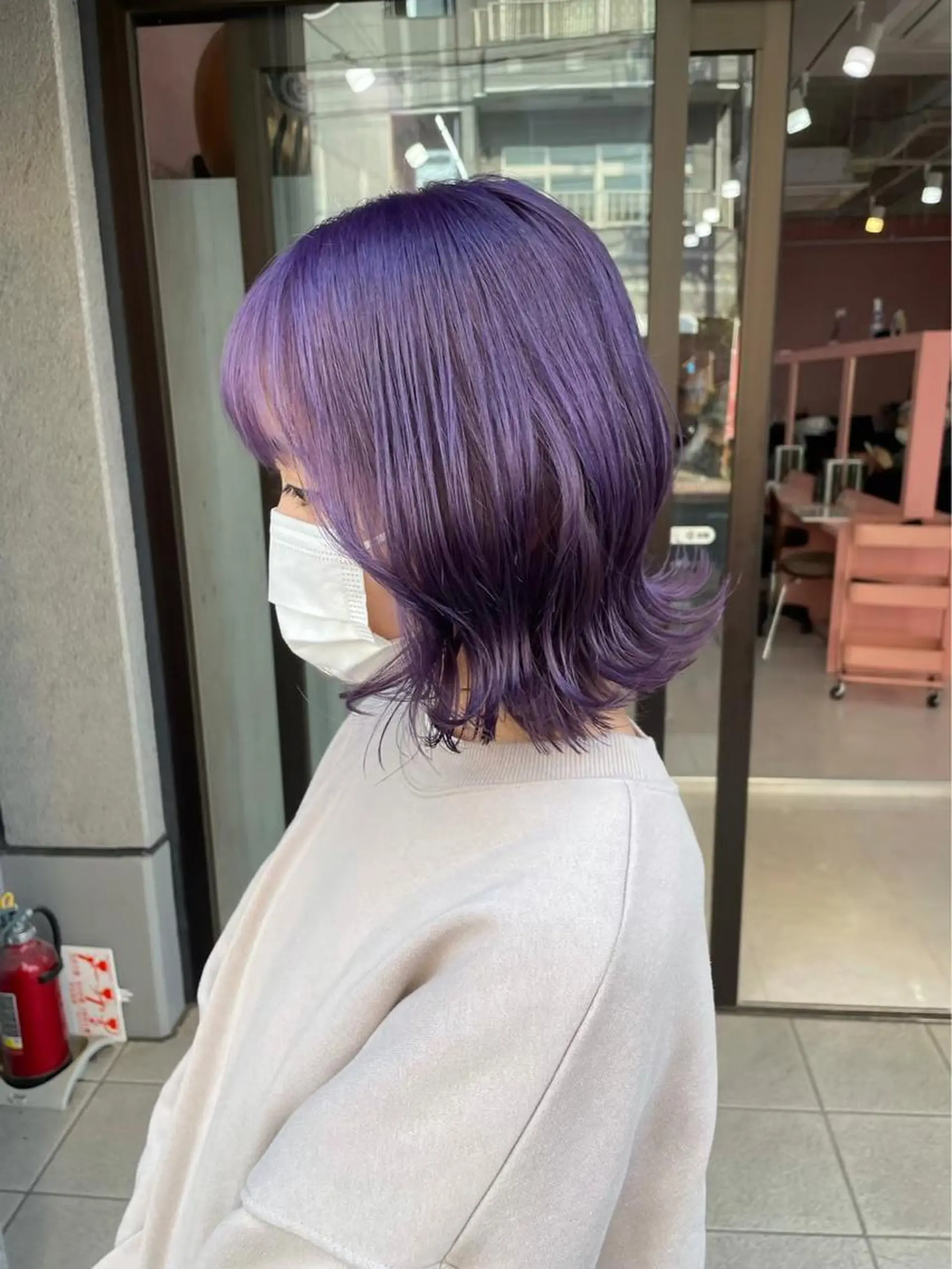 セミロング カラー アッシュ アッシュグレー アッシュグレージュ バレイヤージュ ミストバング 【バレイヤージュ】 🔥メンズRYUTAのヘアスタイル