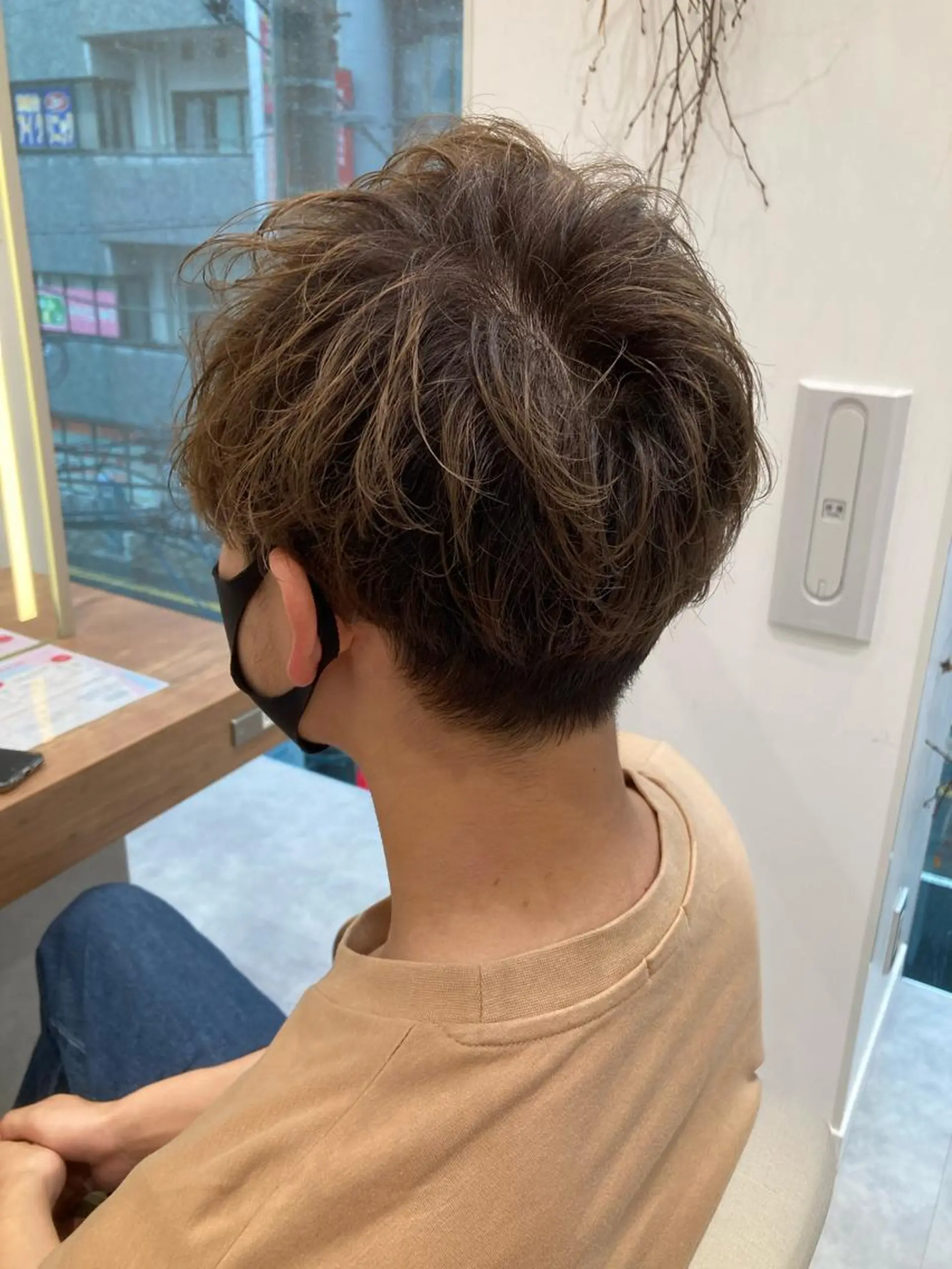 カラー メンズ 一ノ瀬 蘭のヘアスタイル