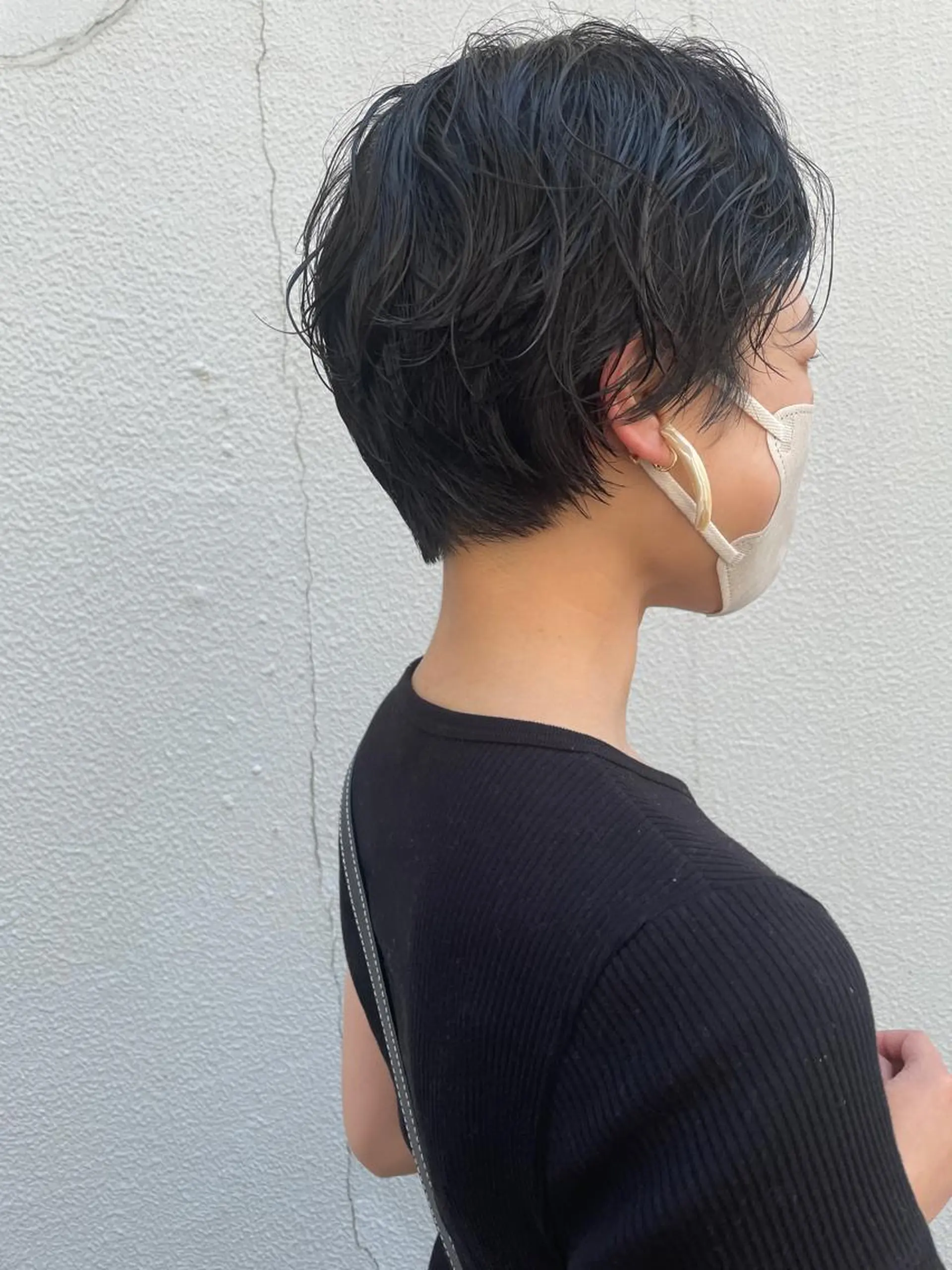 ショート カット パーマ トリートメント さの あやねのヘアスタイル