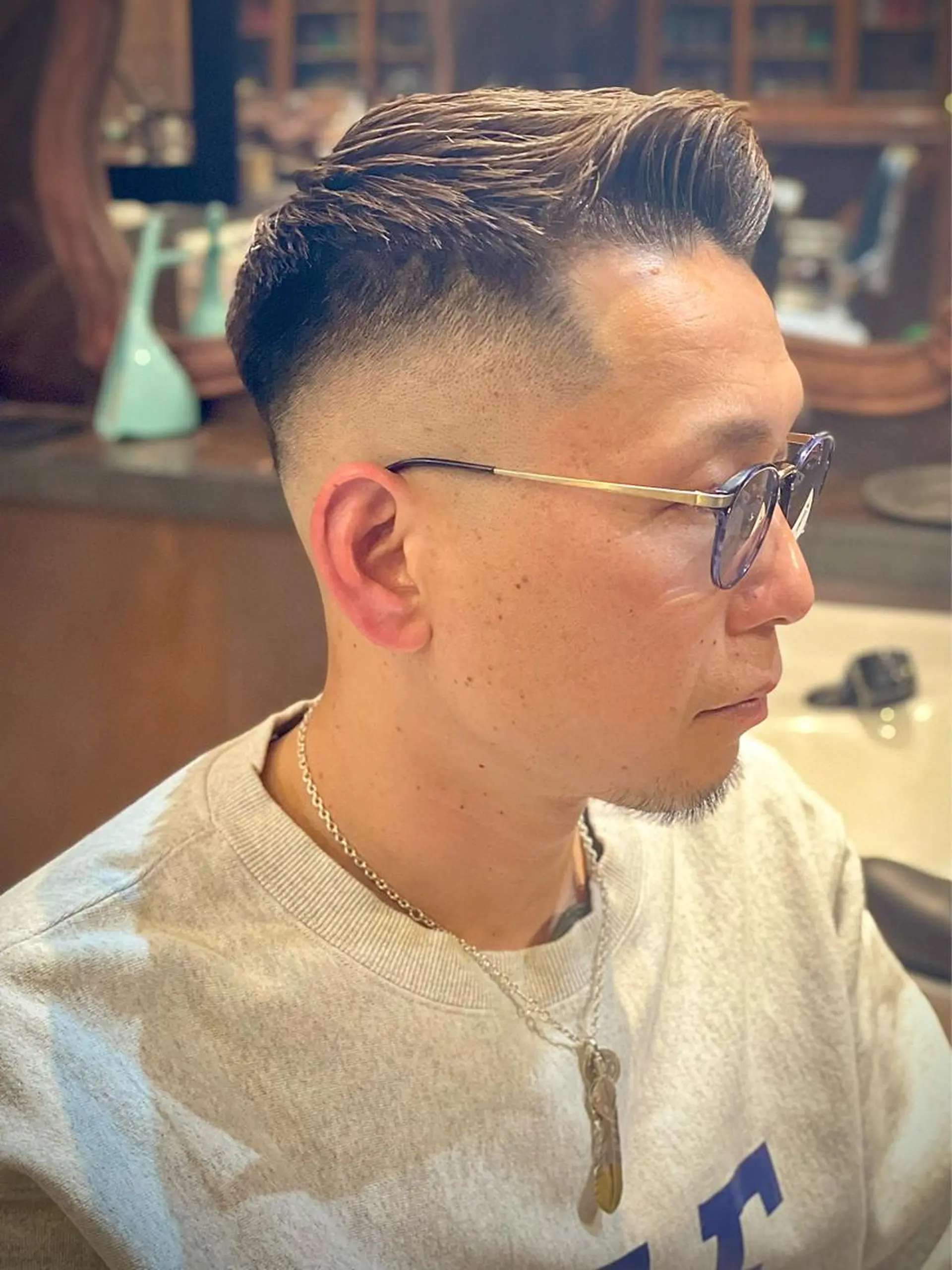 メンズ L.A BARBER SHOP所属・上岡 祐のヘアスタイル
