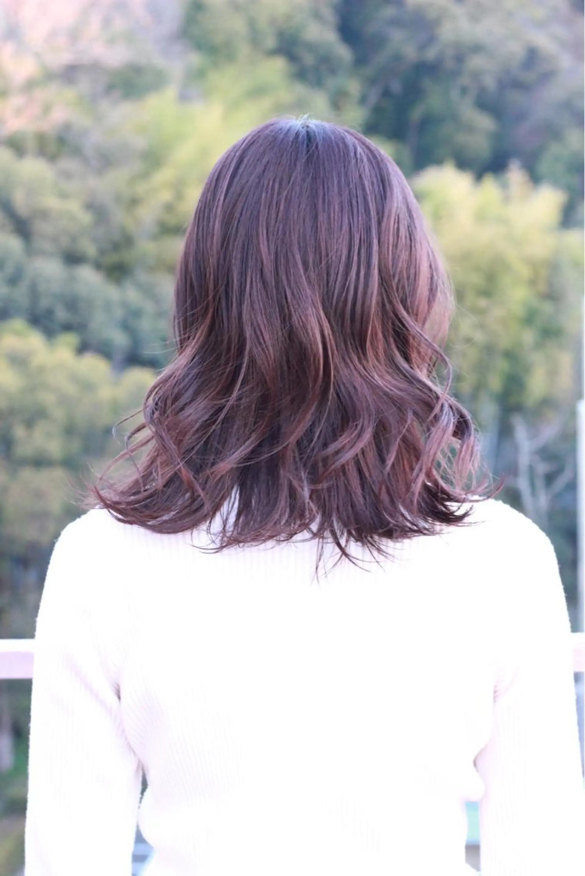 セミロング カラー ラベンダーカラー パープルカラー ヘアカラー Viage （ビアージュ）のヘアスタイル