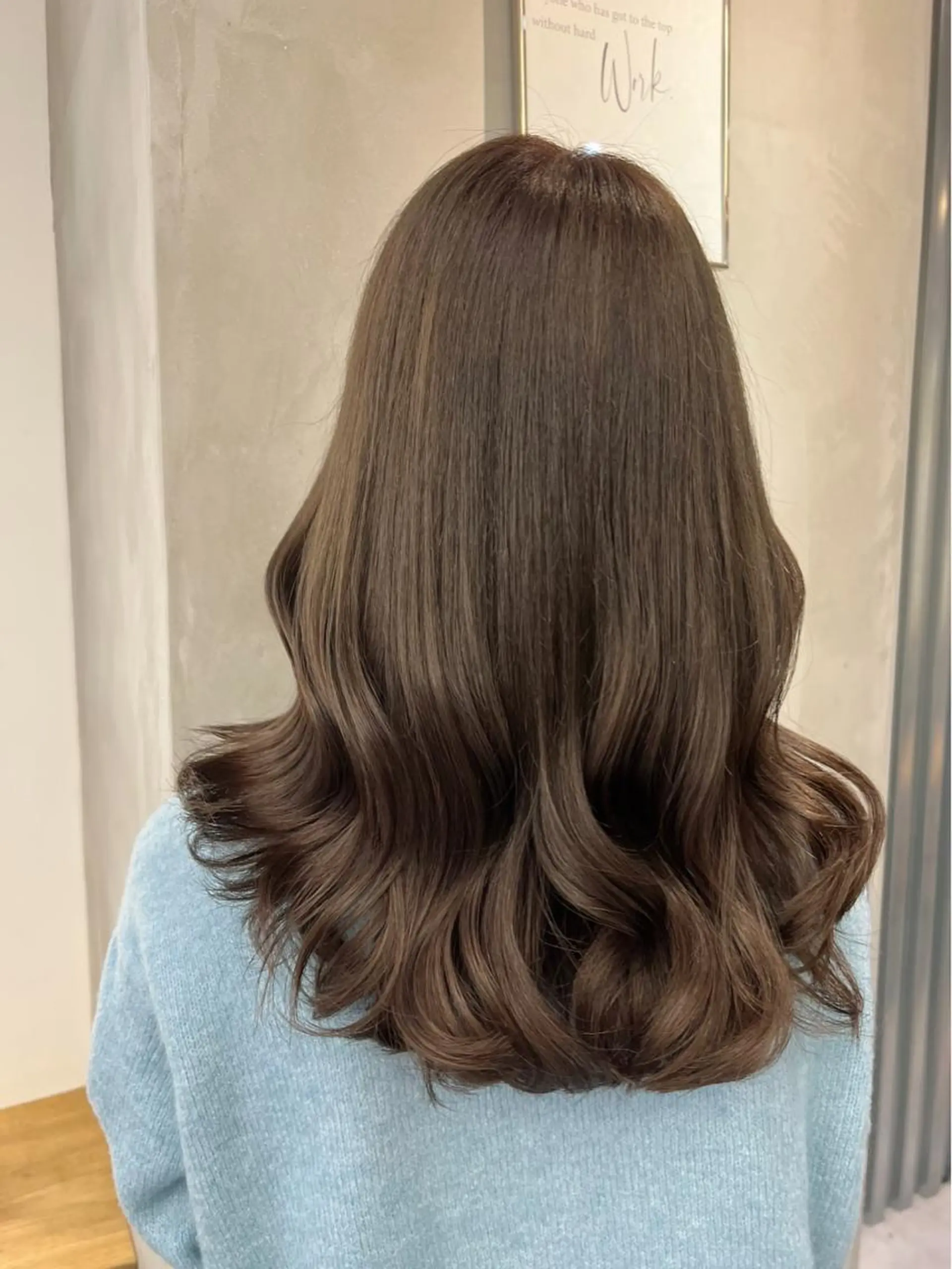 セミロング ヘアカラー ♡可愛い艶髪特化♡ 艶髪先生のヘアスタイル