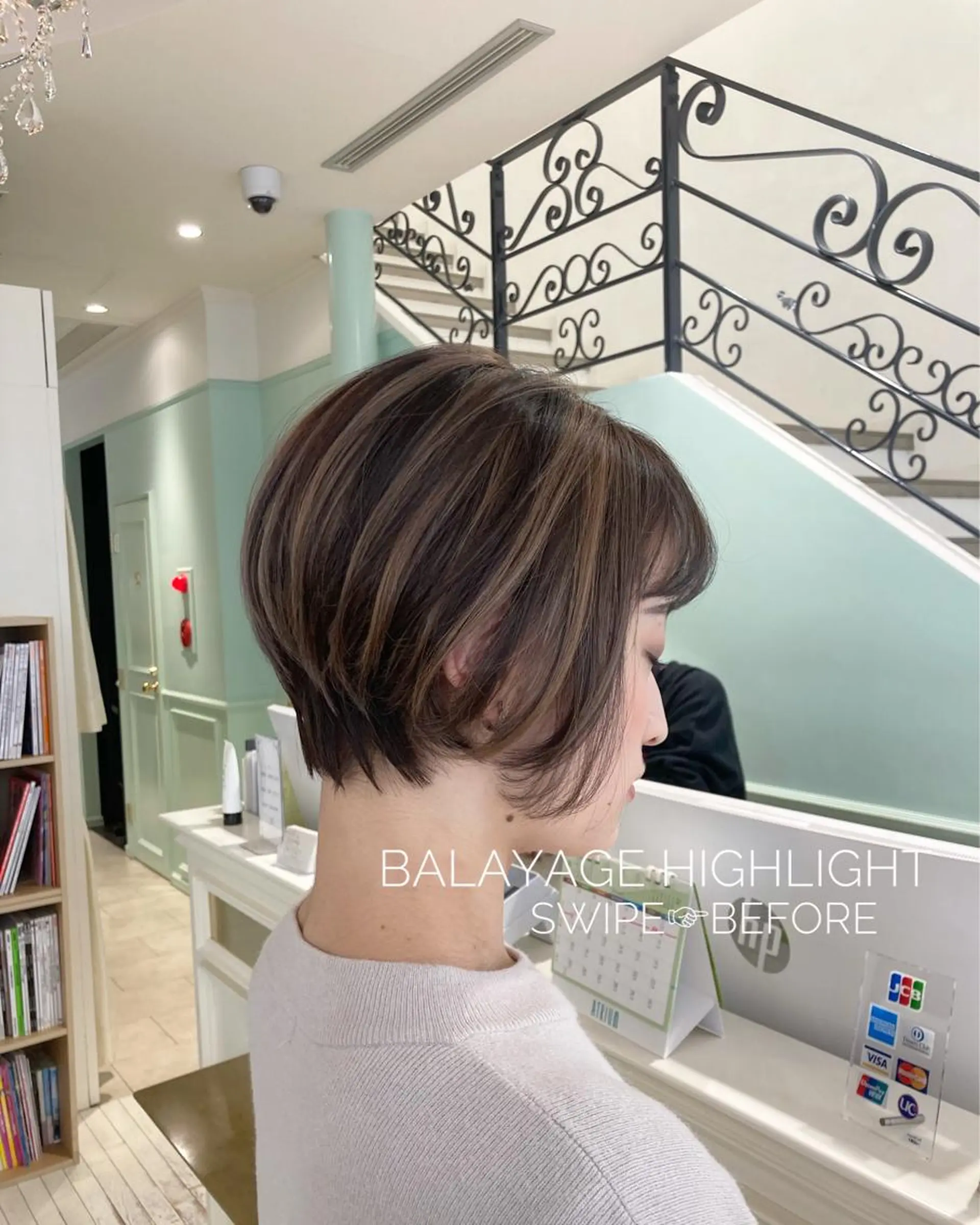 ショート カラー パーマ ヘアアレンジ Zina渋谷エリア マネージャShionのヘアスタイル