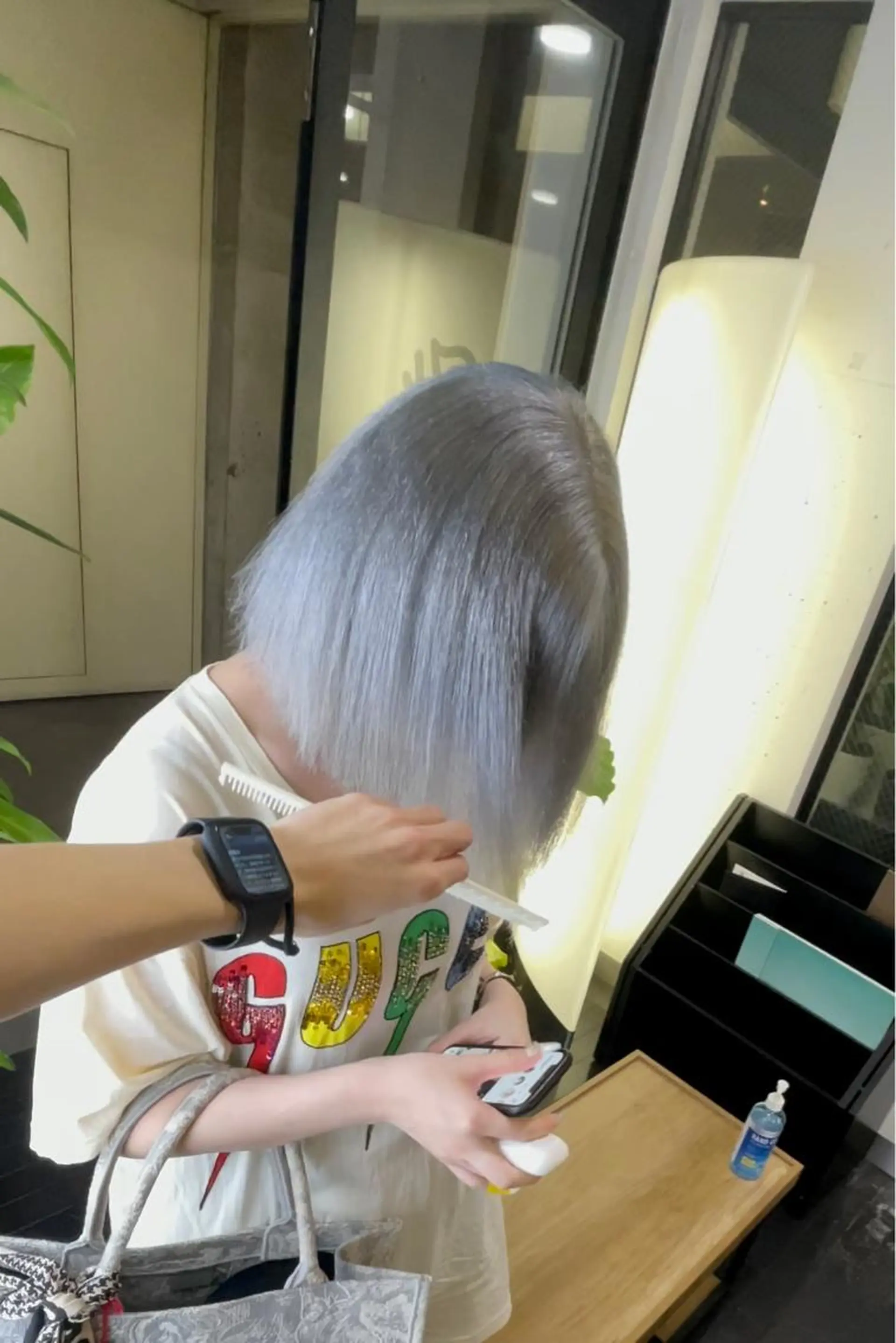 ショート ヘアカラー 有人/バレイヤージュ /シャドールーツのヘアスタイル