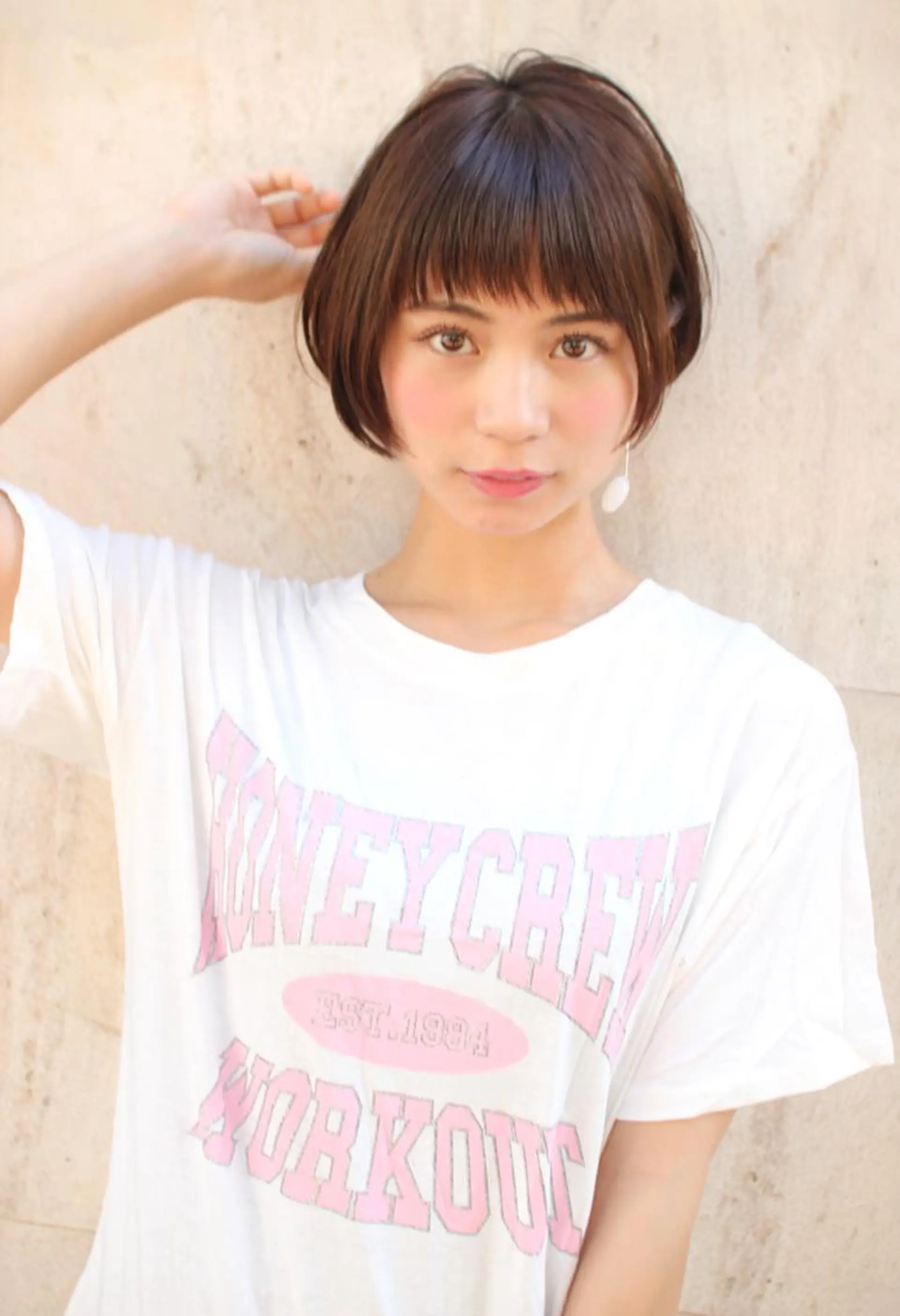 ショート カラー 羽田 ひろむのヘアスタイル