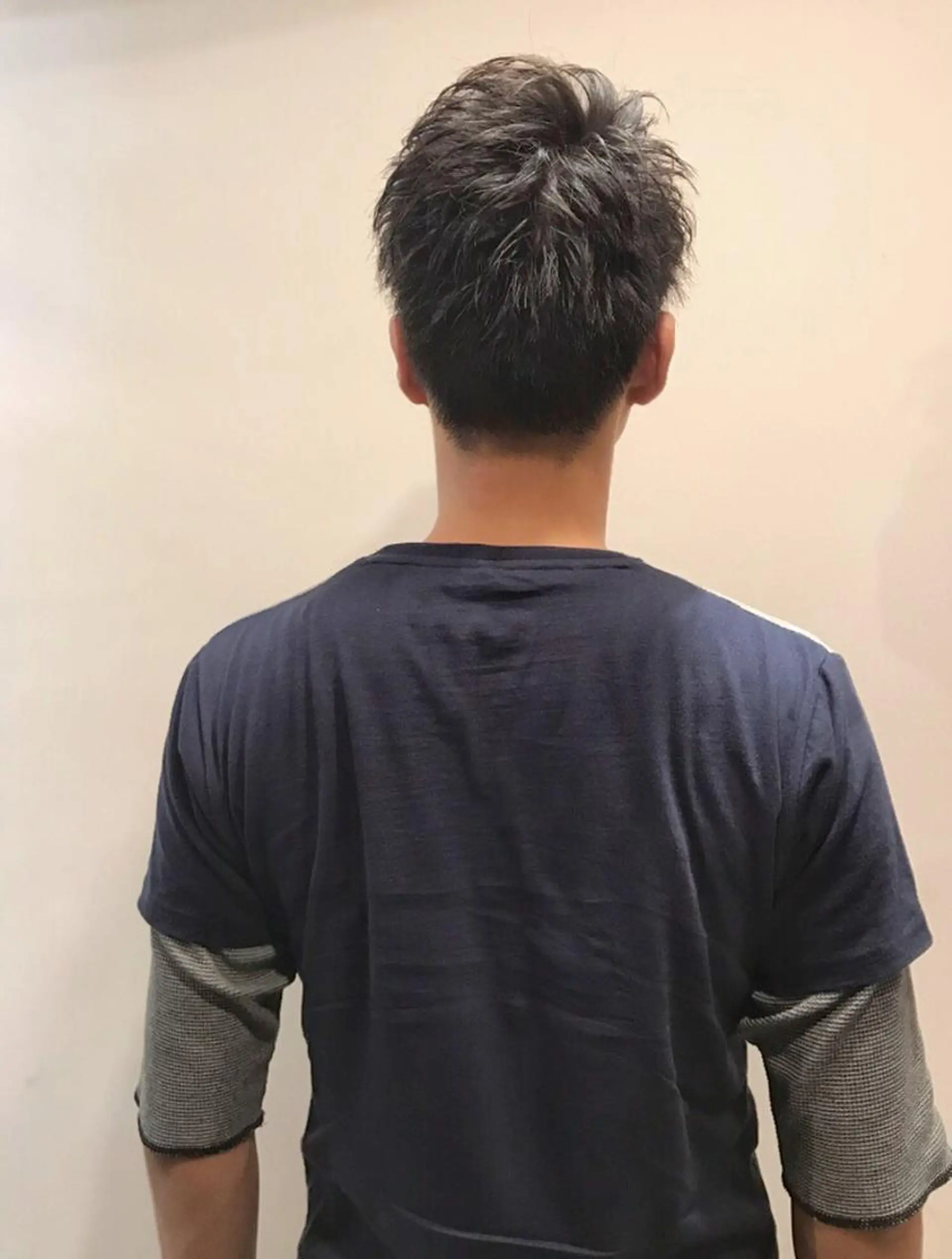 ショート パーマ メンズ アップバング ツーブロック ショートヘア skin所属・中村 梨沙のマツエク・マツパデザイン