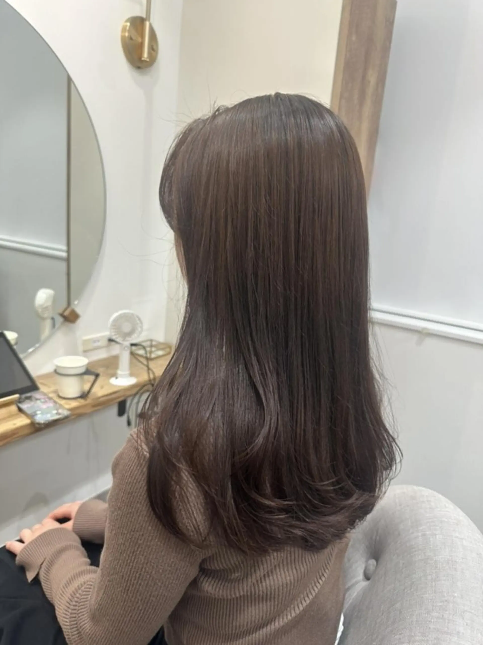 ロング カラー ベージュカラー ブラウンカラー ブラウンベージュ Juri ジュリのヘアスタイル