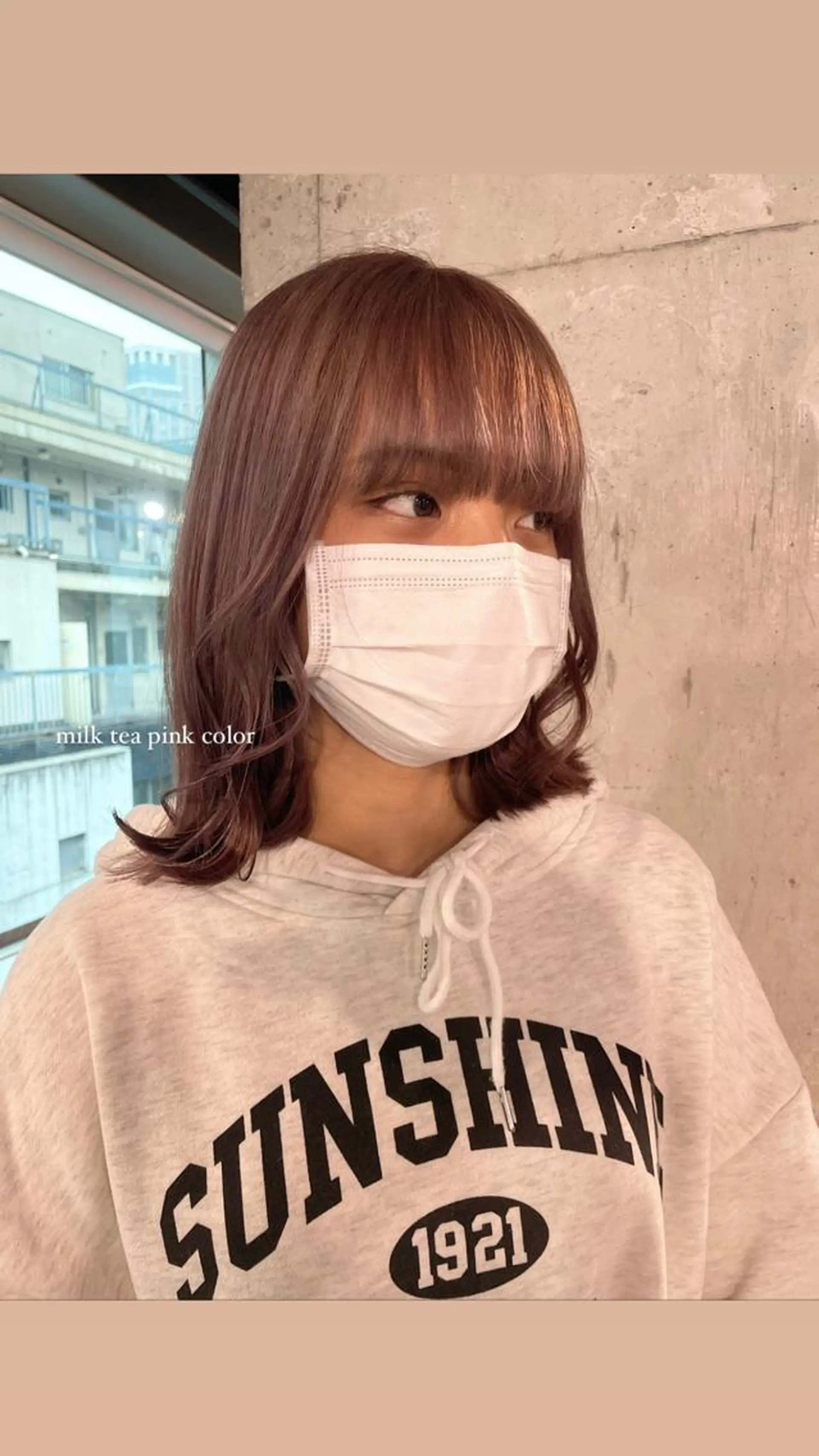 ミディアム カラー パーマ ヘアアレンジ メンズ キッズ ネイル マツエク・マツパ アイブロウ ヘアカラー トリートメント ヘッドスパ 透明感カラー・レイヤ ー🎀amika🎀のヘアスタイル