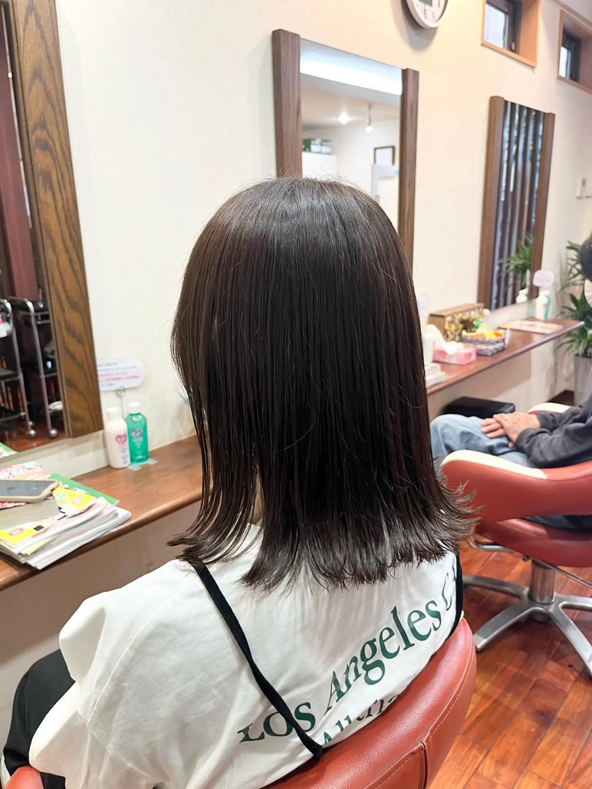 セミロング カラー PLUSONE美容室所属・藤本 悠雅のヘアスタイル