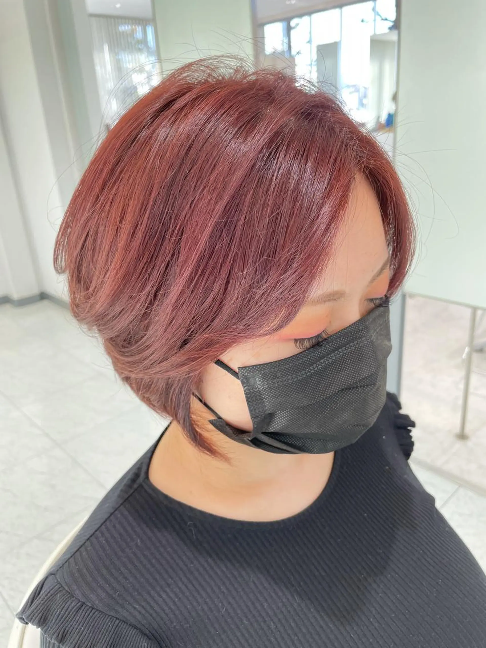 ショート ハイライト 朝倉 海斗のヘアスタイル