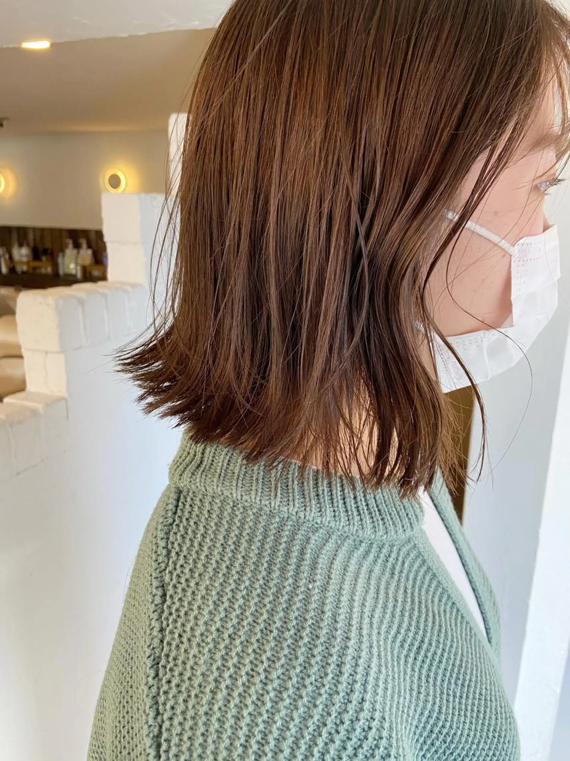 ショート カラー ヘアアレンジ アッシュ ベージュカラー ブリーチ ブリーチなしカラー ボブ SALOWIN恵比寿所属・ヘッドスパで脳を 整える✨chacoのヘアスタイル