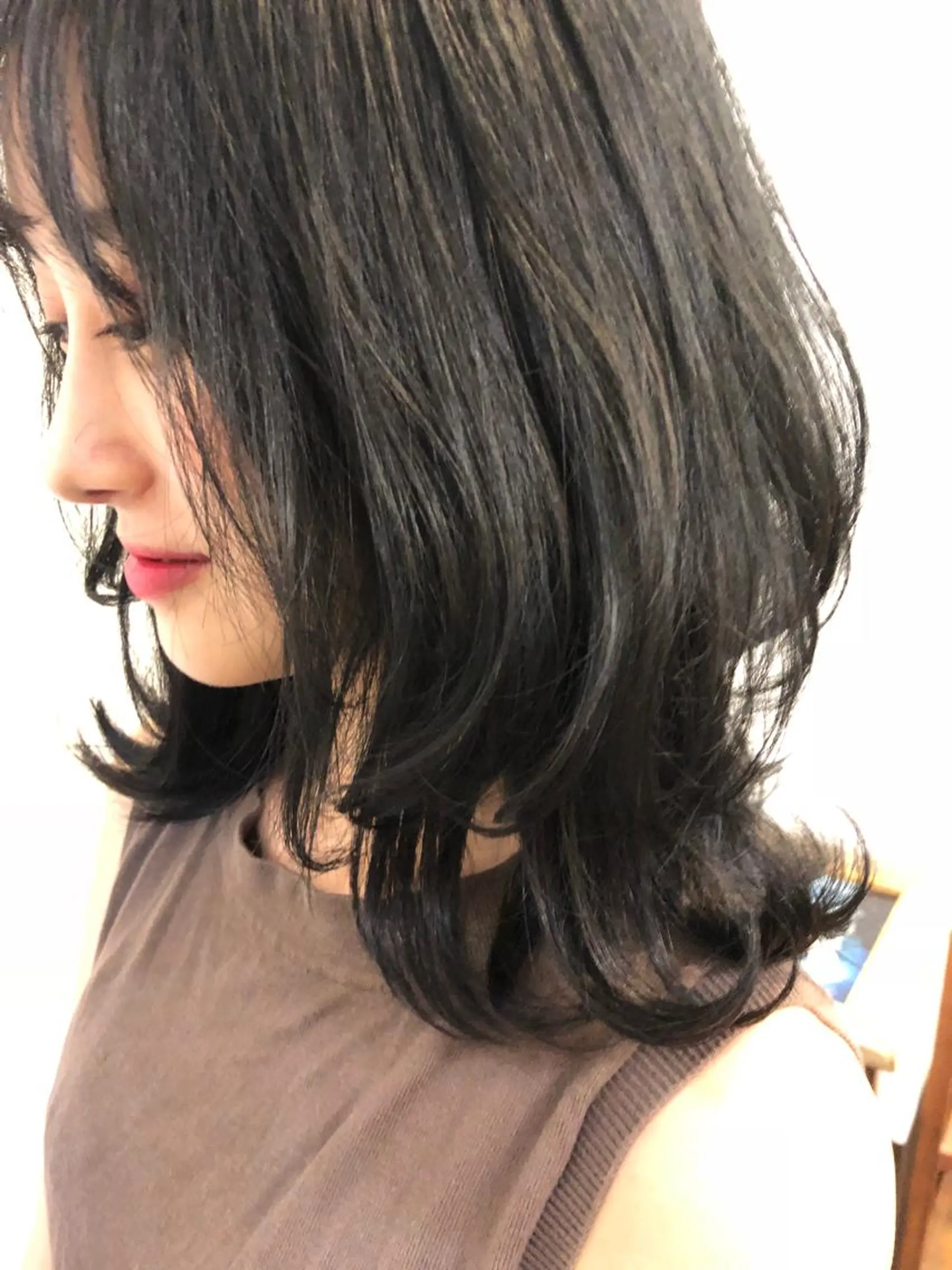 ミディアム ヘアアレンジ 編み込みエクステ ボブ エクステ 韓国風ヘア ウルフカット seta新宿所属・髪質改善/縮毛矯正 芹沢のヘアスタイル