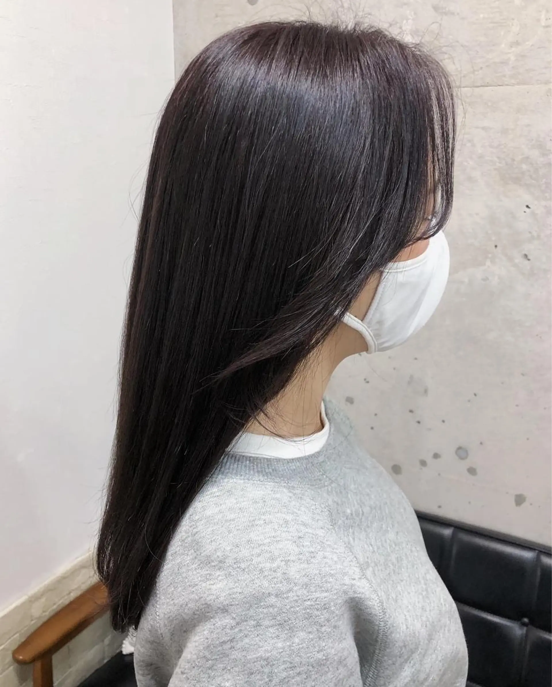 セミロング アッシュ カット ヘアカラー トリートメント MeL 横浜/ ＭＩＨＯのヘアスタイル