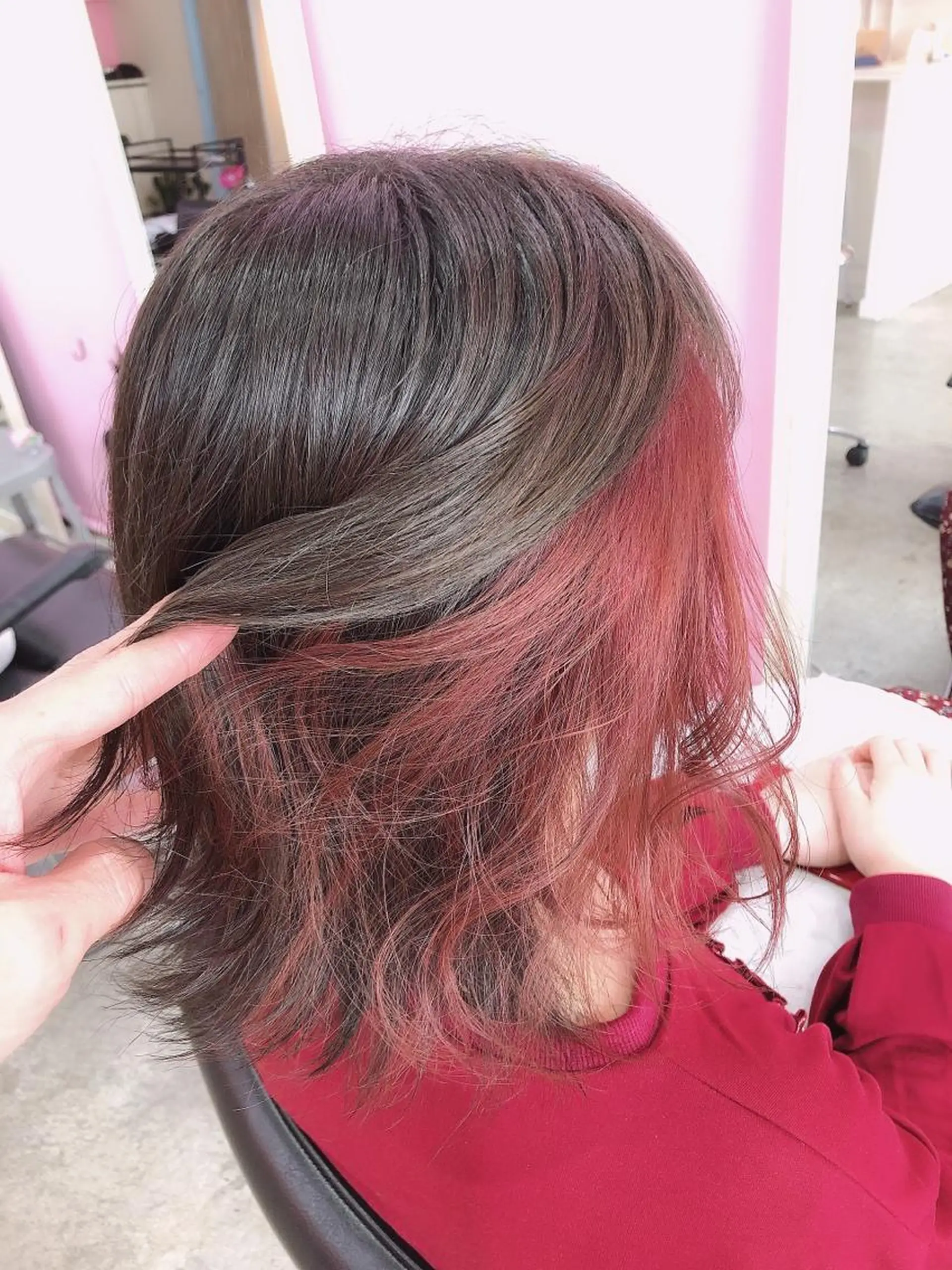 ミディアム カラー カット ヘアカラー トリートメント 浦山 和之のヘアスタイル