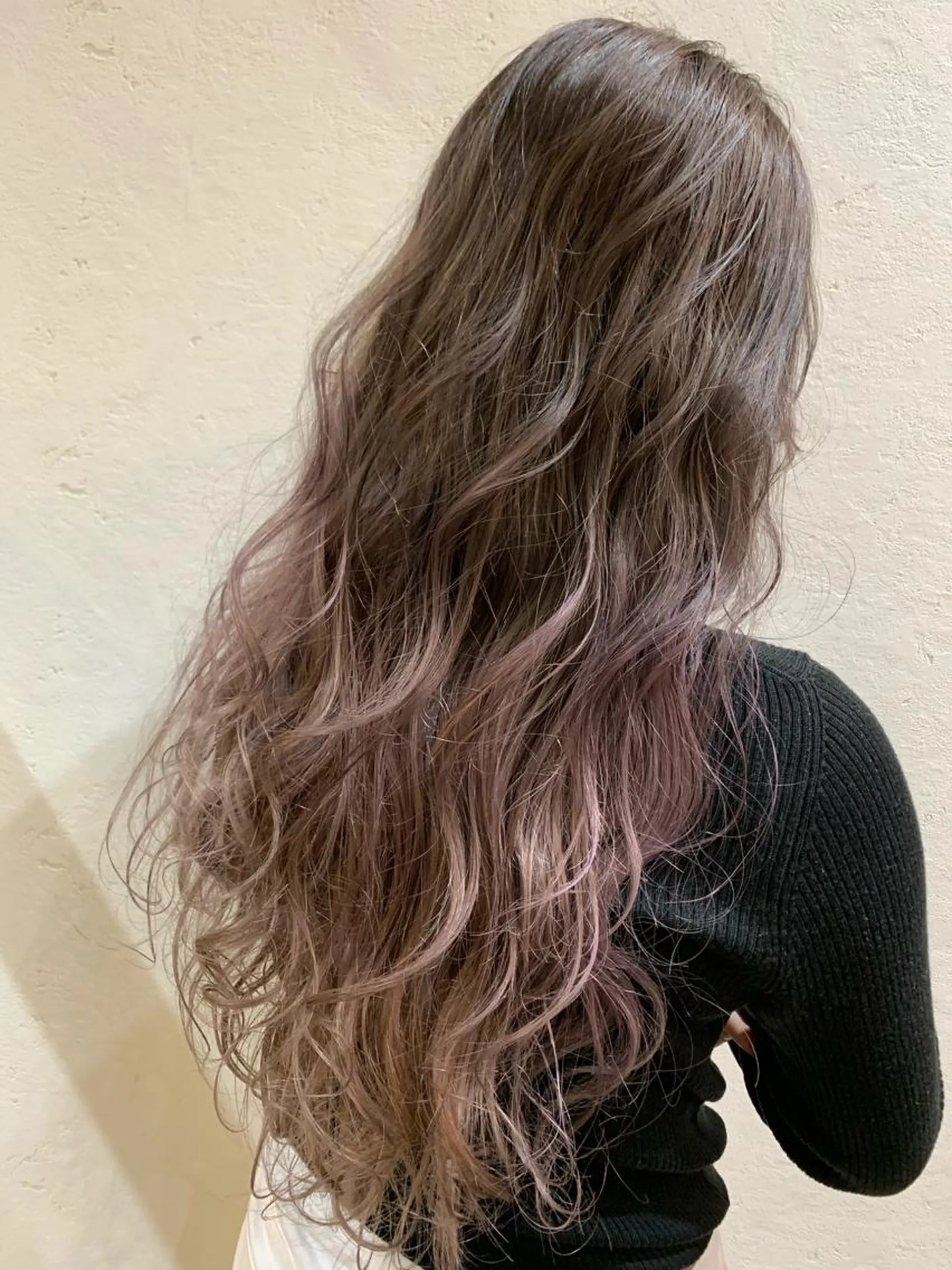 ロング カラー ヘアカラー トリートメント 天野 開のヘアスタイル